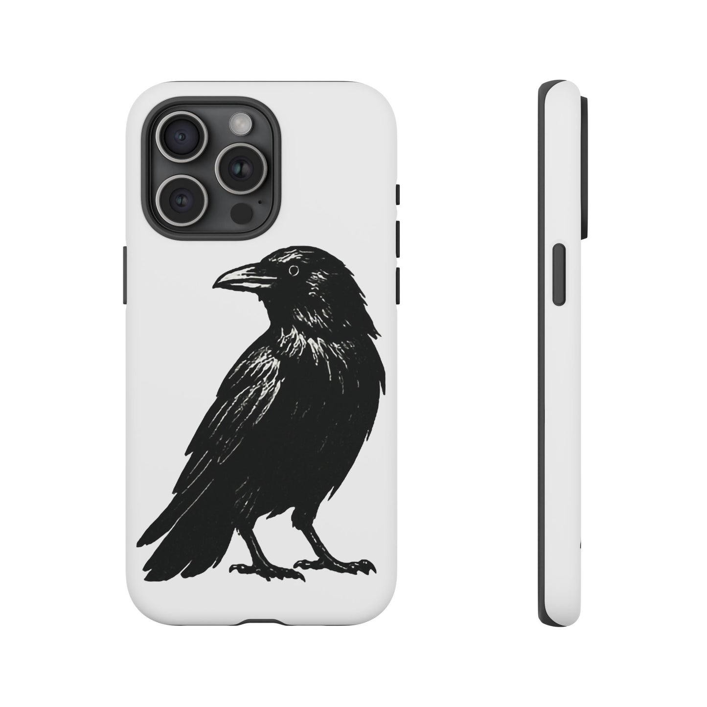 Smith & Raven | Black Raven Illustration Phone Case | Tough Protective Case