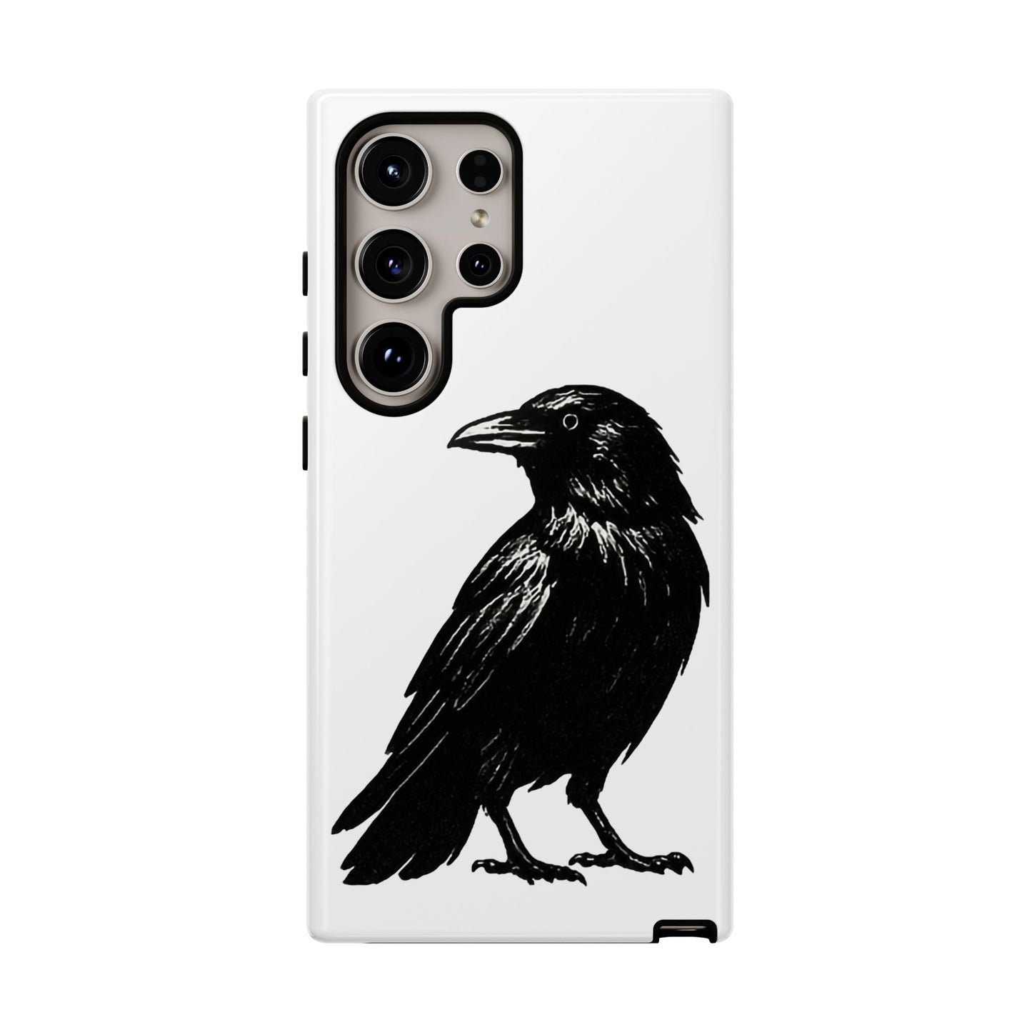 Smith & Raven | Black Raven Illustration Phone Case | Tough Protective Case