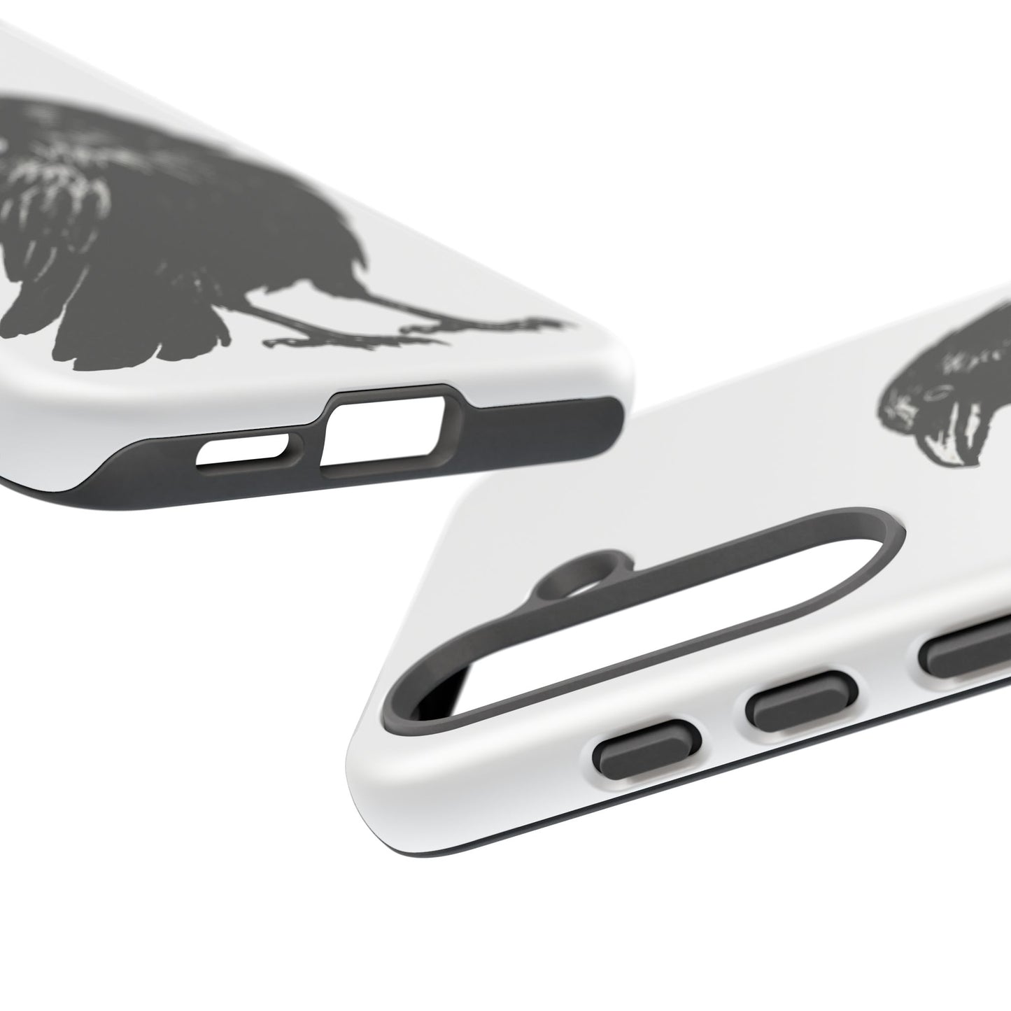Smith & Raven | Black Raven Illustration Phone Case | Tough Protective Case