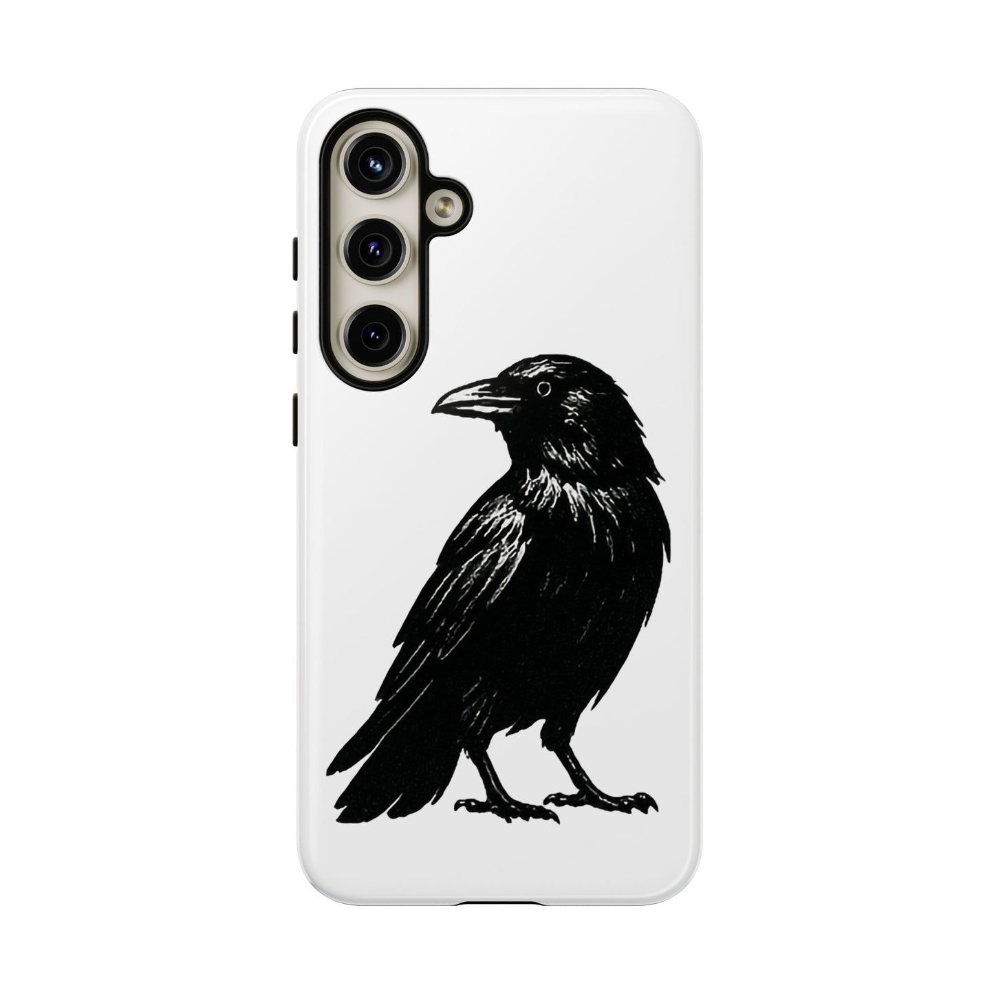 Smith & Raven | Black Raven Illustration Phone Case | Tough Protective Case