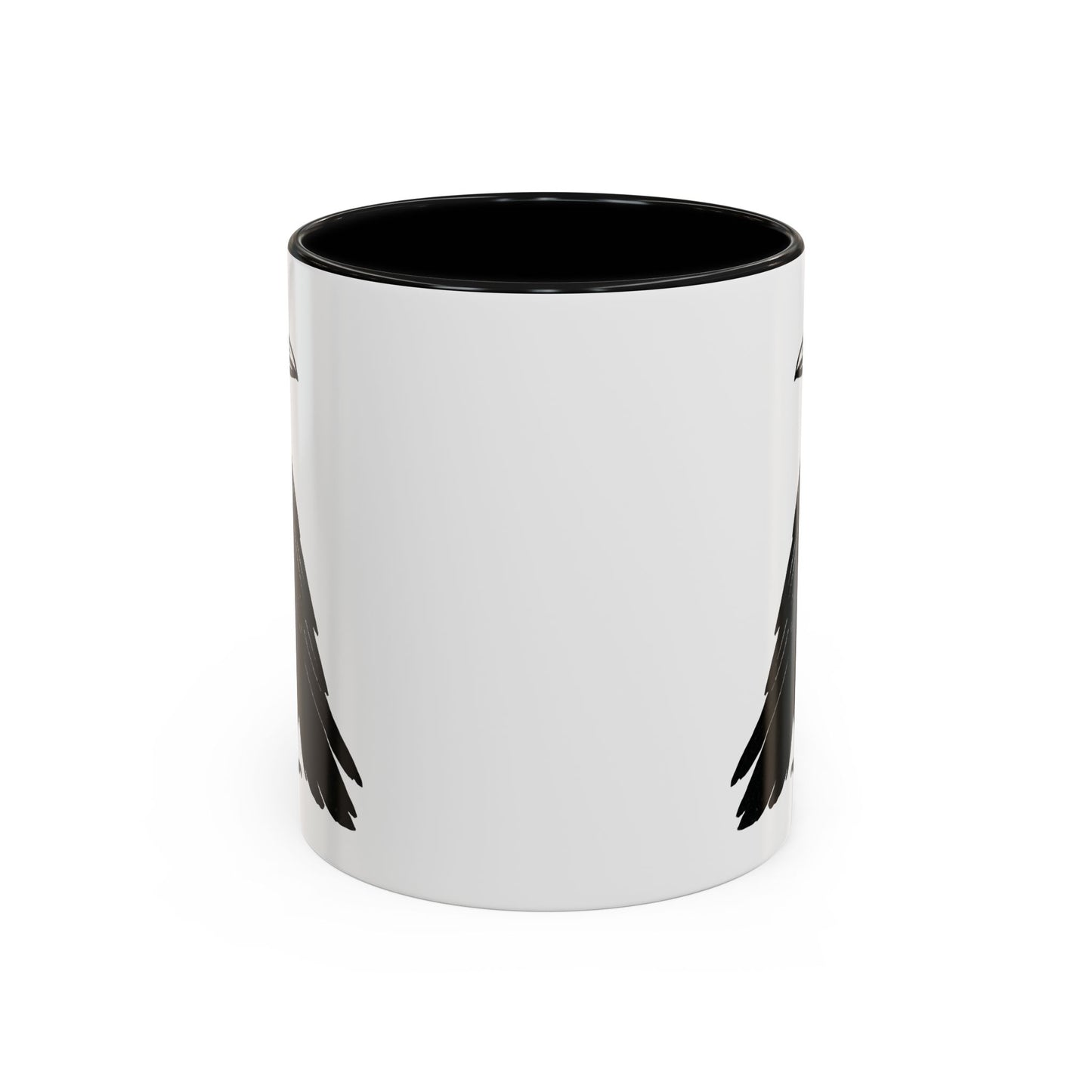 Smith & Raven | Black Raven Illustration | Accent Color Mugs | 11oz, 15oz