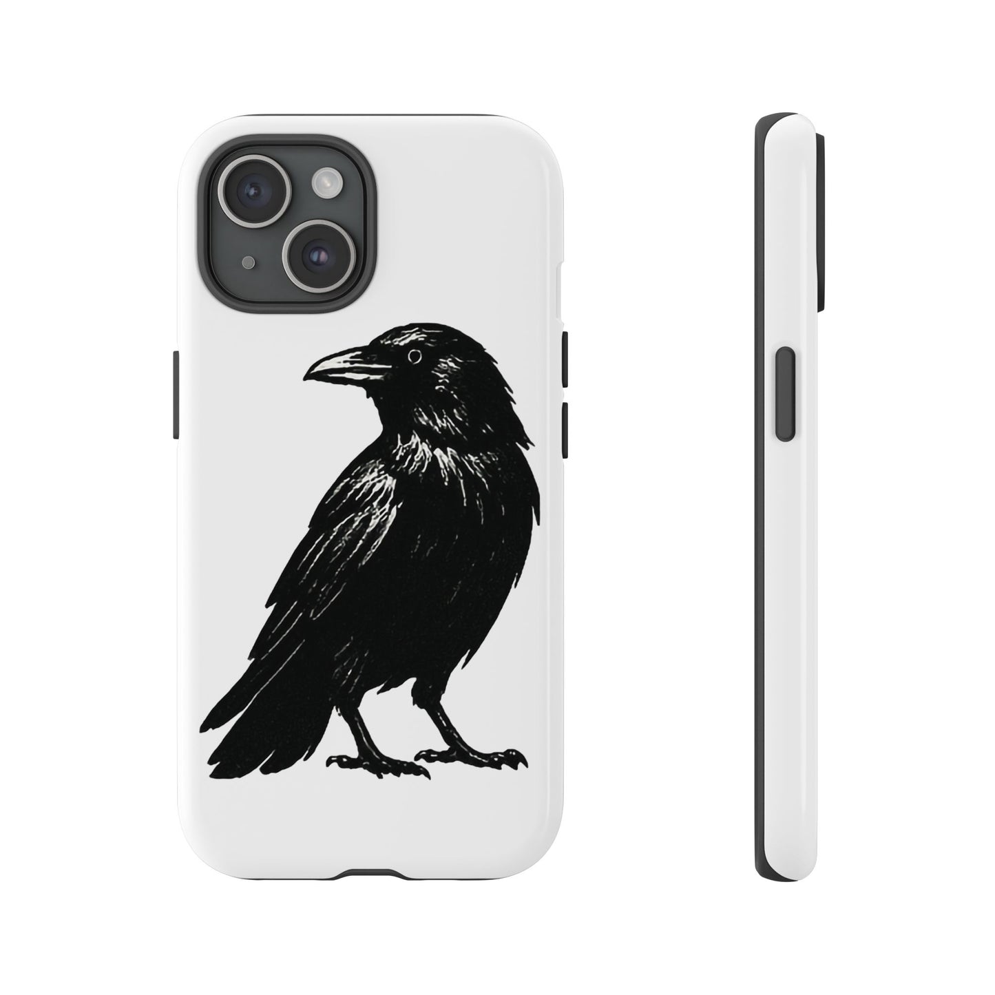 Smith & Raven | Black Raven Illustration Phone Case | Tough Protective Case