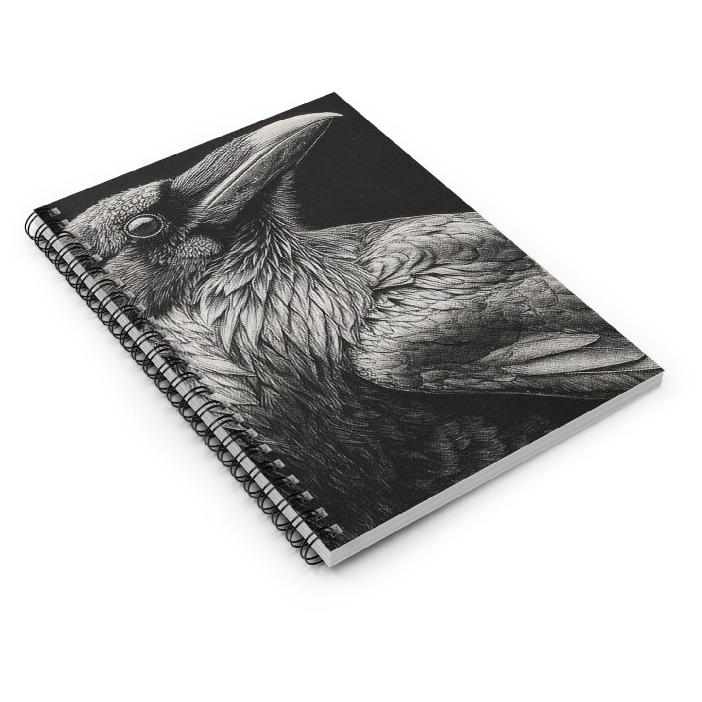 Smith & Raven | Raven Portrait Spiral Notebook | Ruled Journal