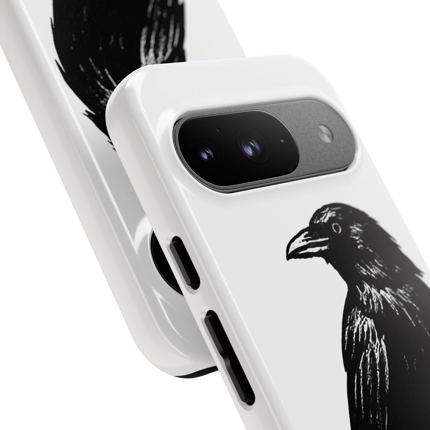 Smith & Raven | Black Raven Illustration Phone Case | Tough Protective Case