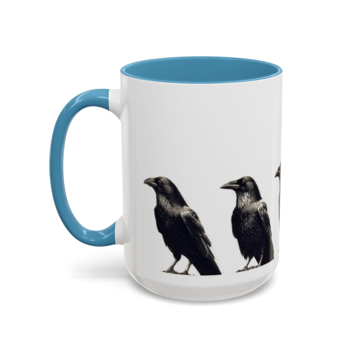 Smith & Raven | Five Ravens Mug | Accent Color Mugs | 11oz or 15oz