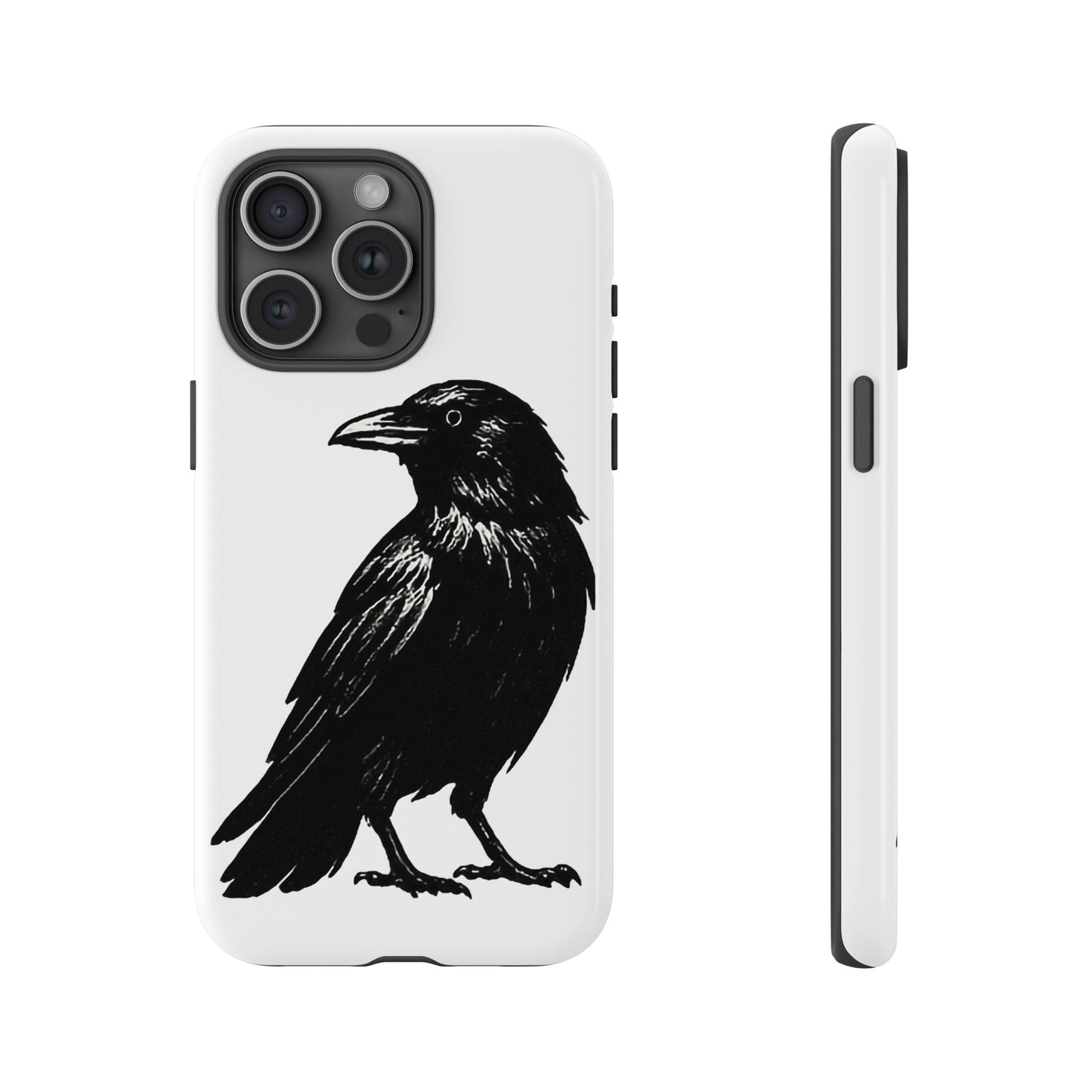 Smith & Raven | Black Raven Illustration Phone Case | Tough Protective Case