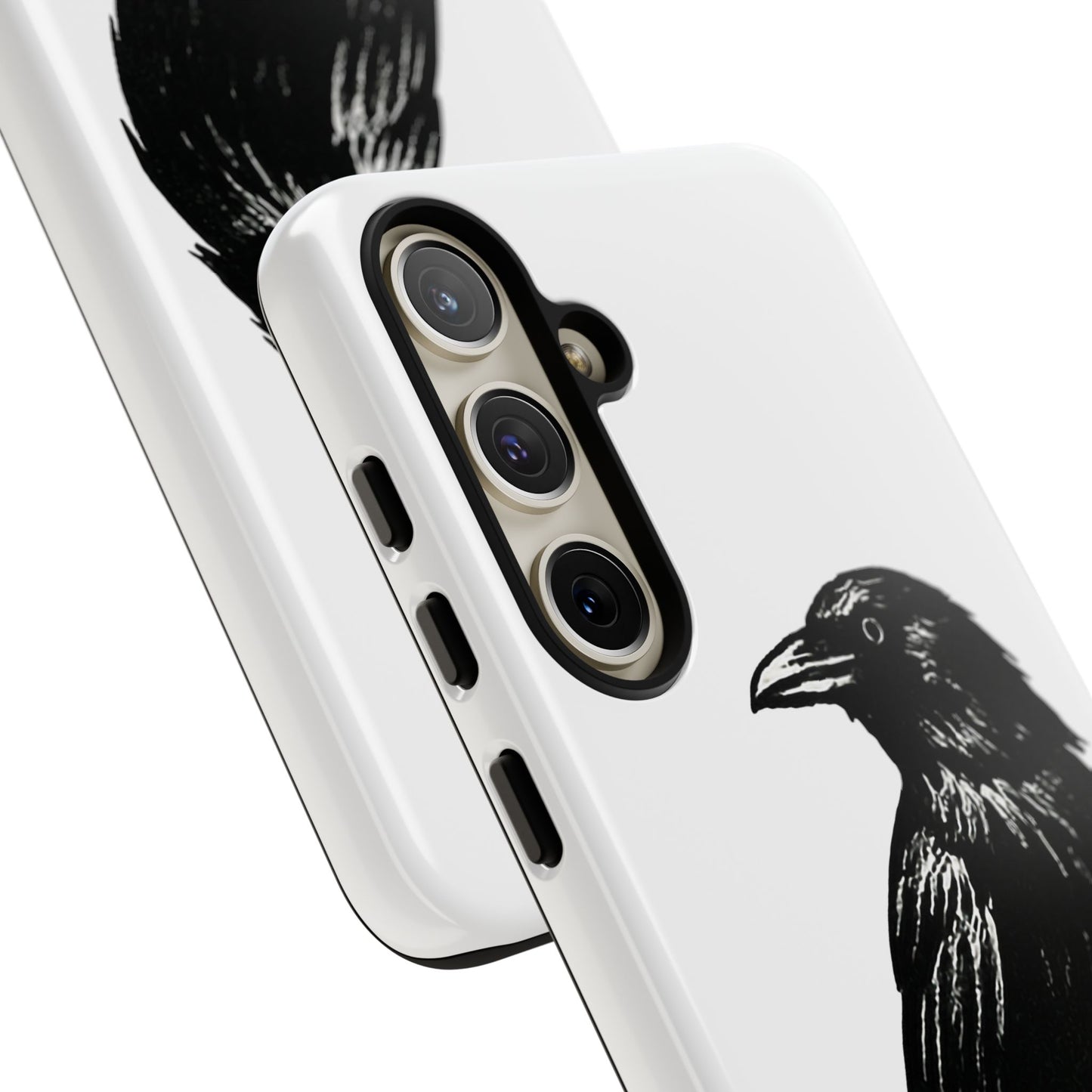 Smith & Raven | Black Raven Illustration Phone Case | Tough Protective Case