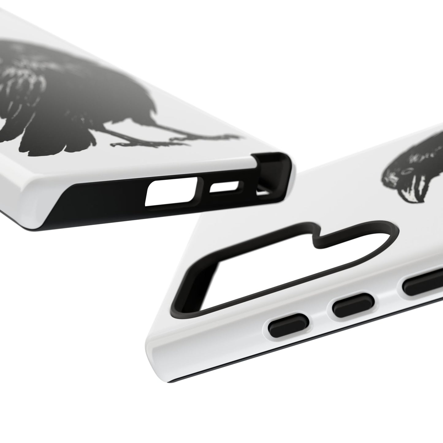 Smith & Raven | Black Raven Illustration Phone Case | Tough Protective Case