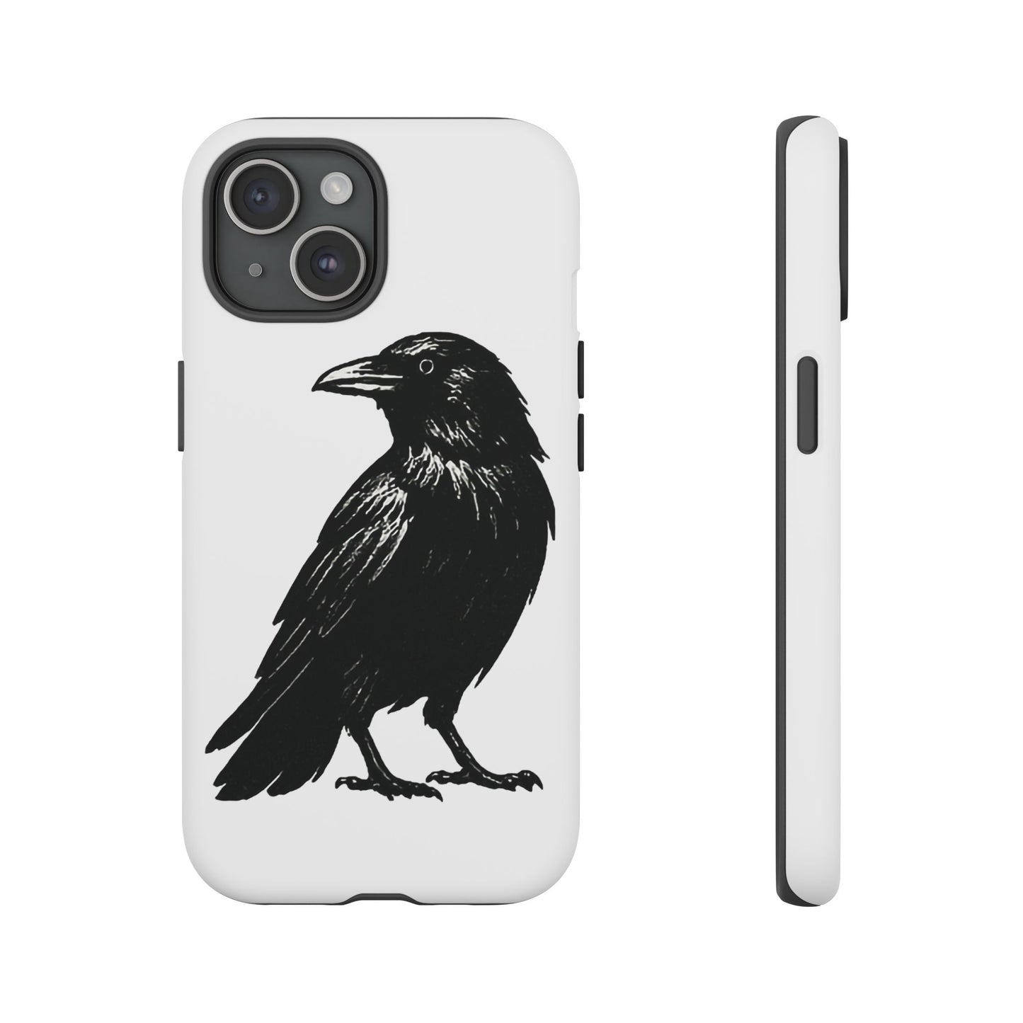 Smith & Raven | Black Raven Illustration Phone Case | Tough Protective Case