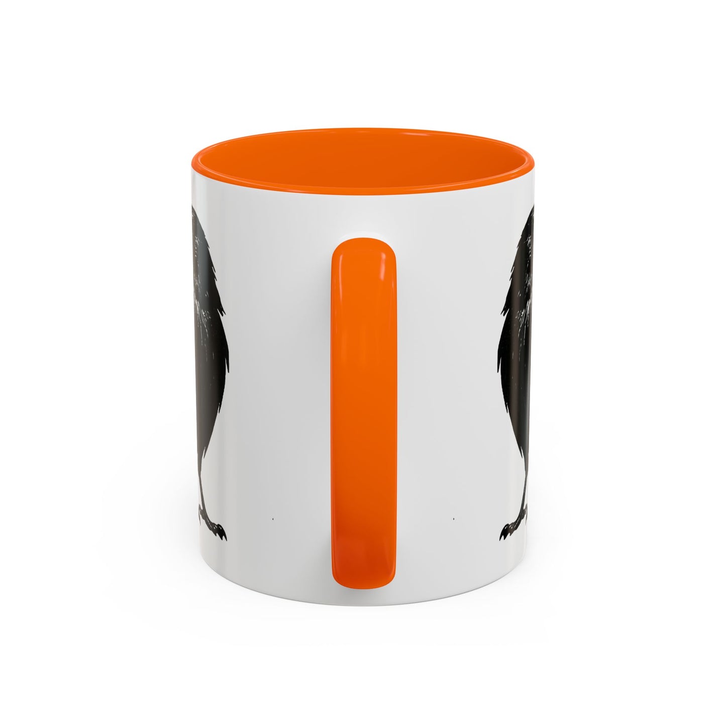 Smith & Raven | Black Raven Illustration | Accent Color Mugs | 11oz, 15oz