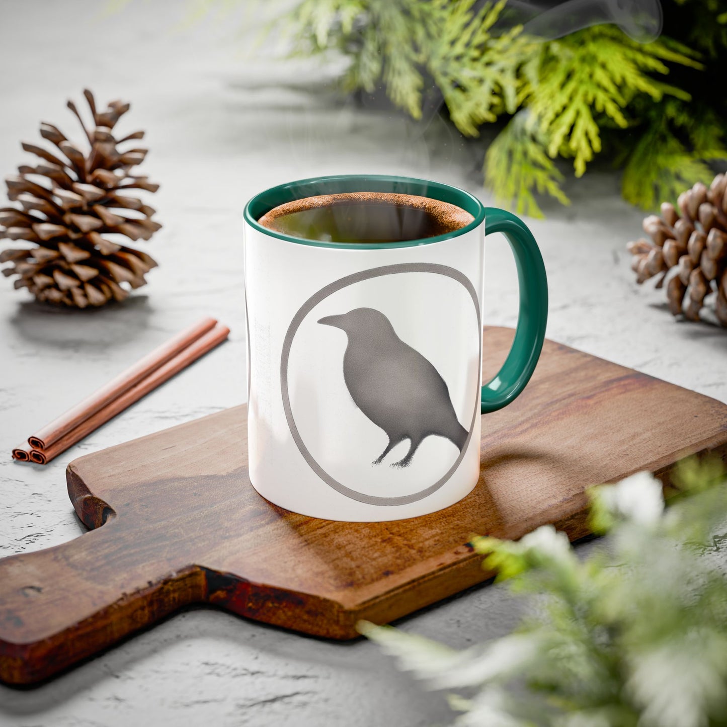 Smith & Raven | Circle Logo | Accent Color Mugs | 11oz 15oz