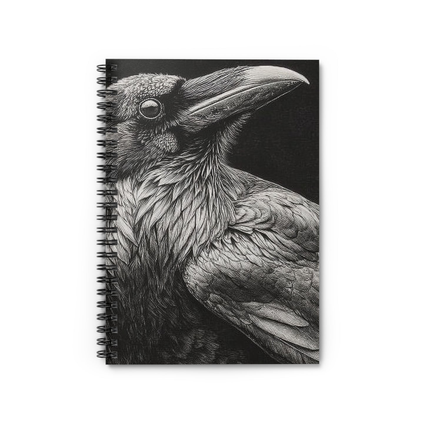 Smith & Raven | Raven Portrait Spiral Notebook | Ruled Journal