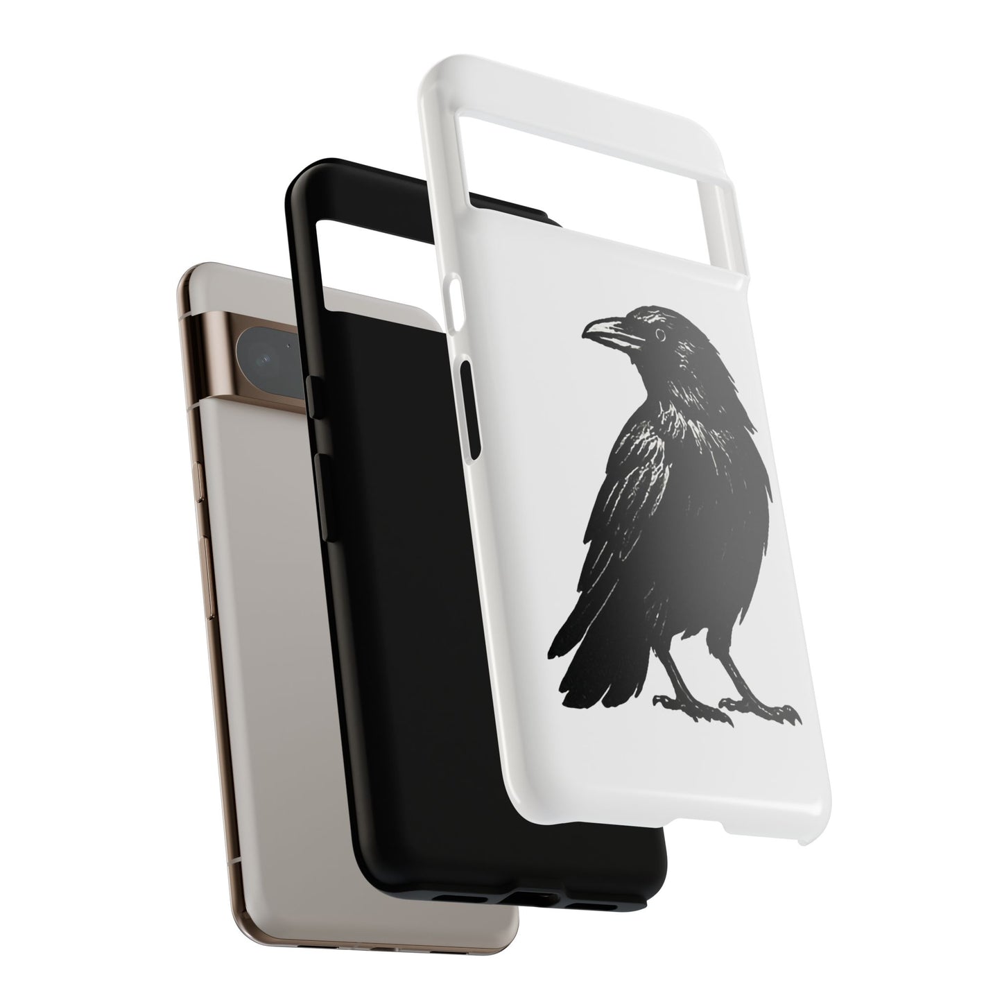 Smith & Raven | Black Raven Illustration Phone Case | Tough Protective Case