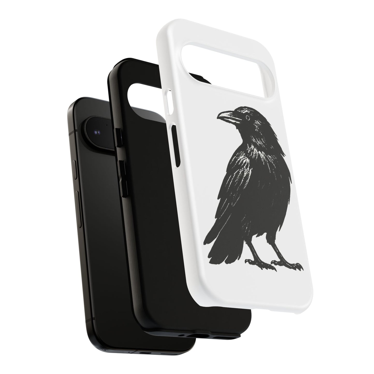 Smith & Raven | Black Raven Illustration Phone Case | Tough Protective Case