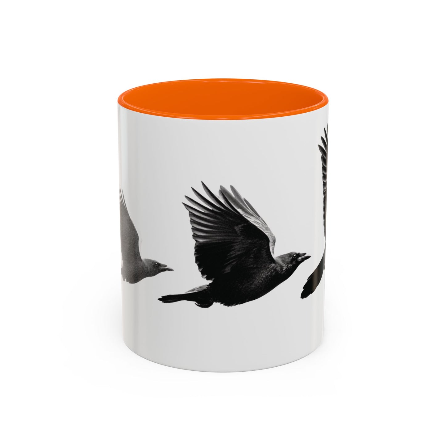 Smith & Raven | Flying Ravens Mug | Accent Color Mugs | 11oz 15oz