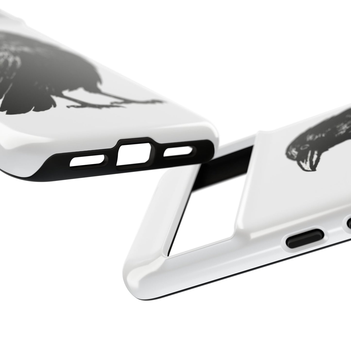 Smith & Raven | Black Raven Illustration Phone Case | Tough Protective Case