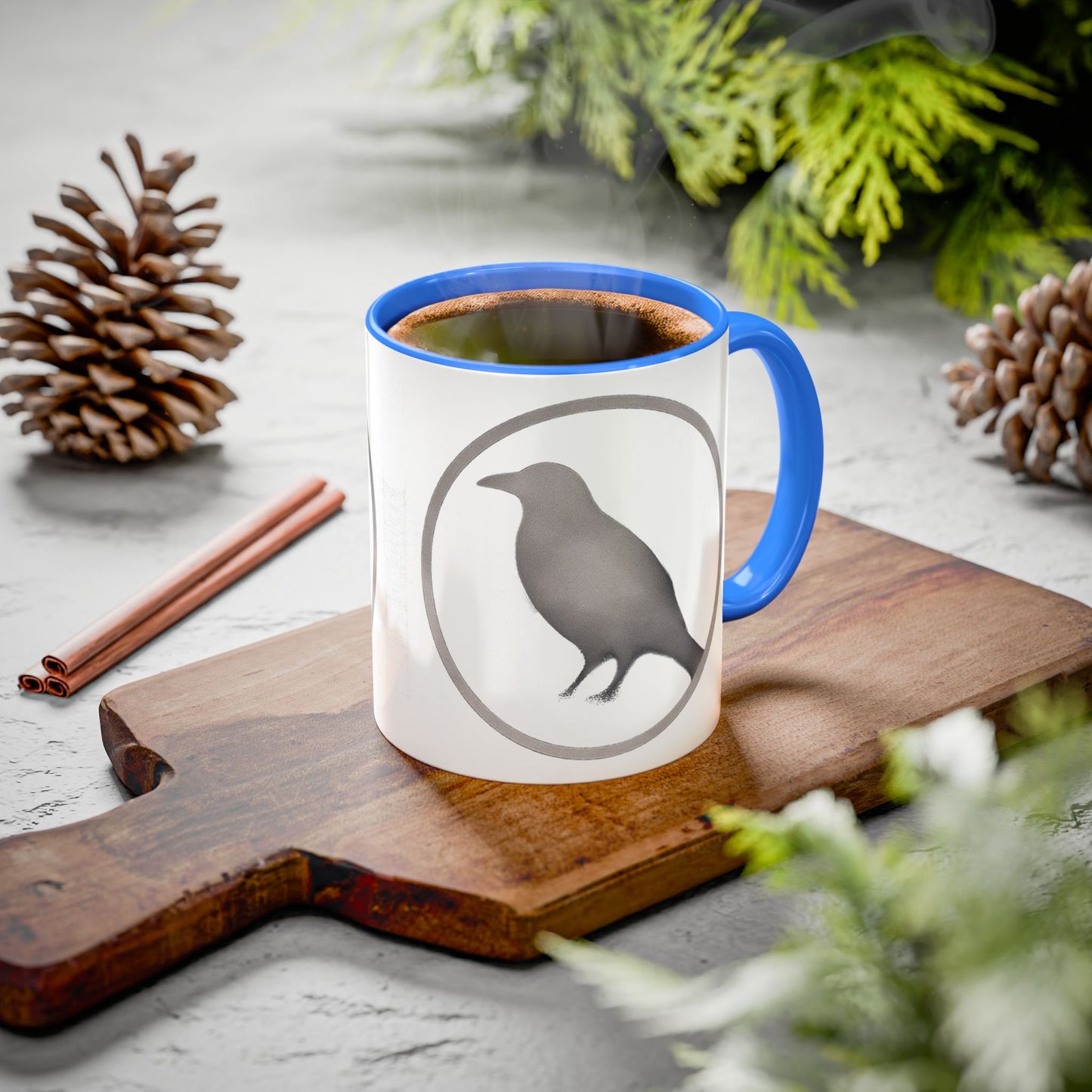Smith & Raven | Circle Logo | Accent Color Mugs | 11oz 15oz