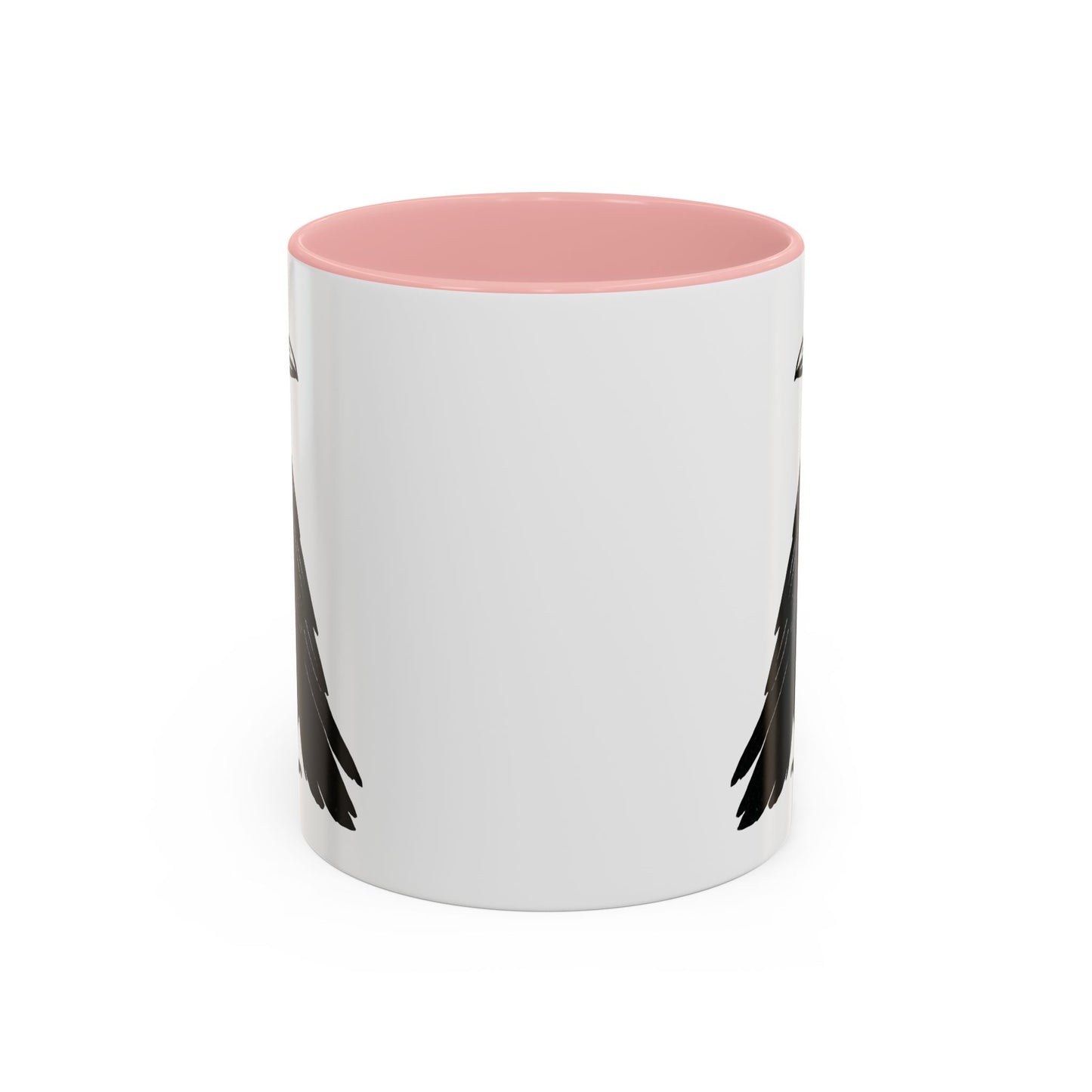 Smith & Raven | Black Raven Illustration | Accent Color Mugs | 11oz, 15oz
