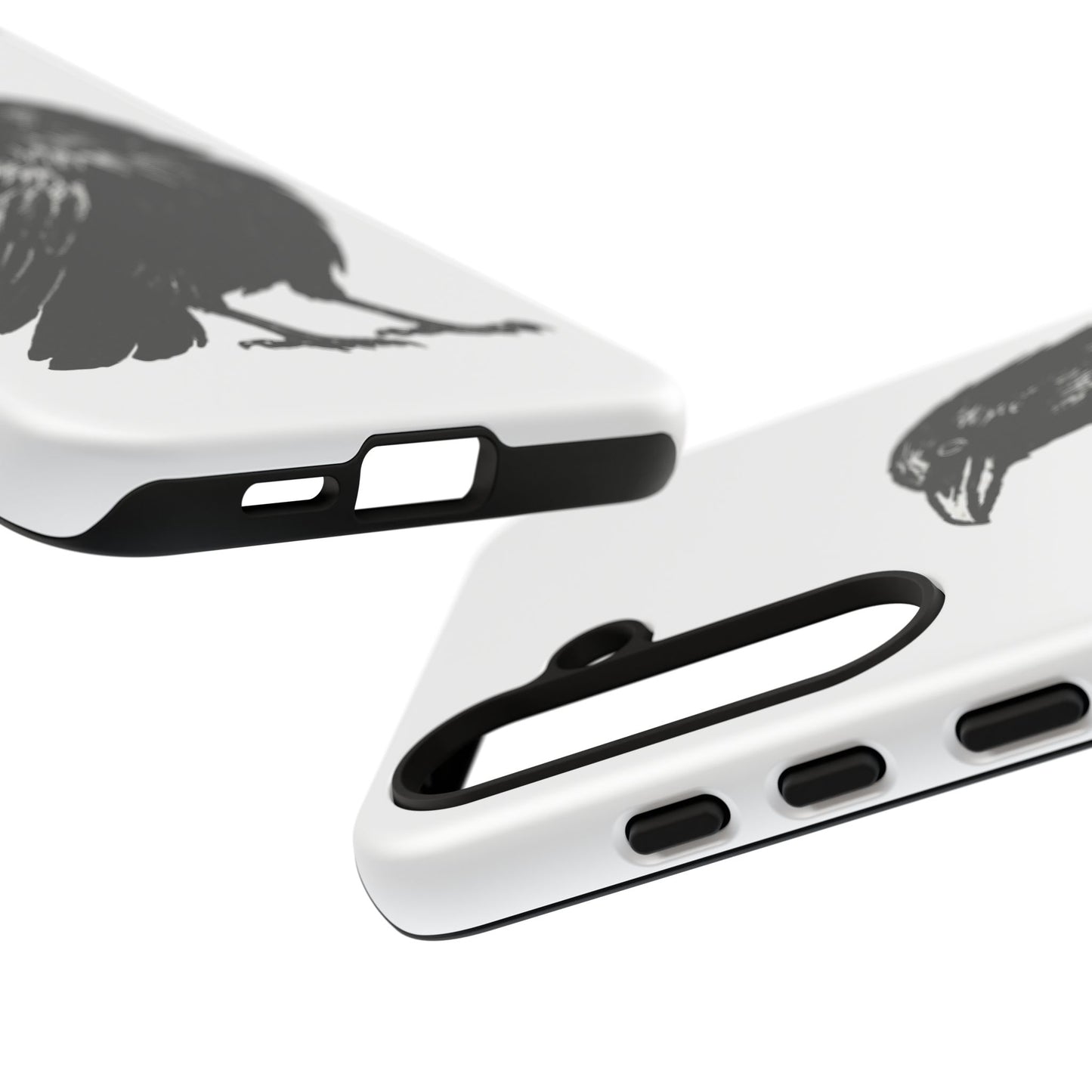 Smith & Raven | Black Raven Illustration Phone Case | Tough Protective Case