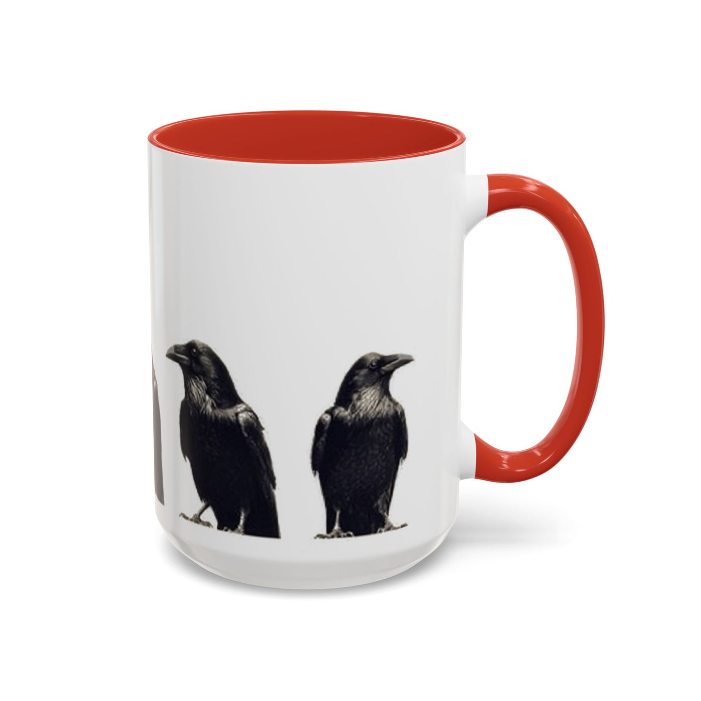 Smith & Raven | Five Ravens Mug | Accent Color Mugs | 11oz or 15oz