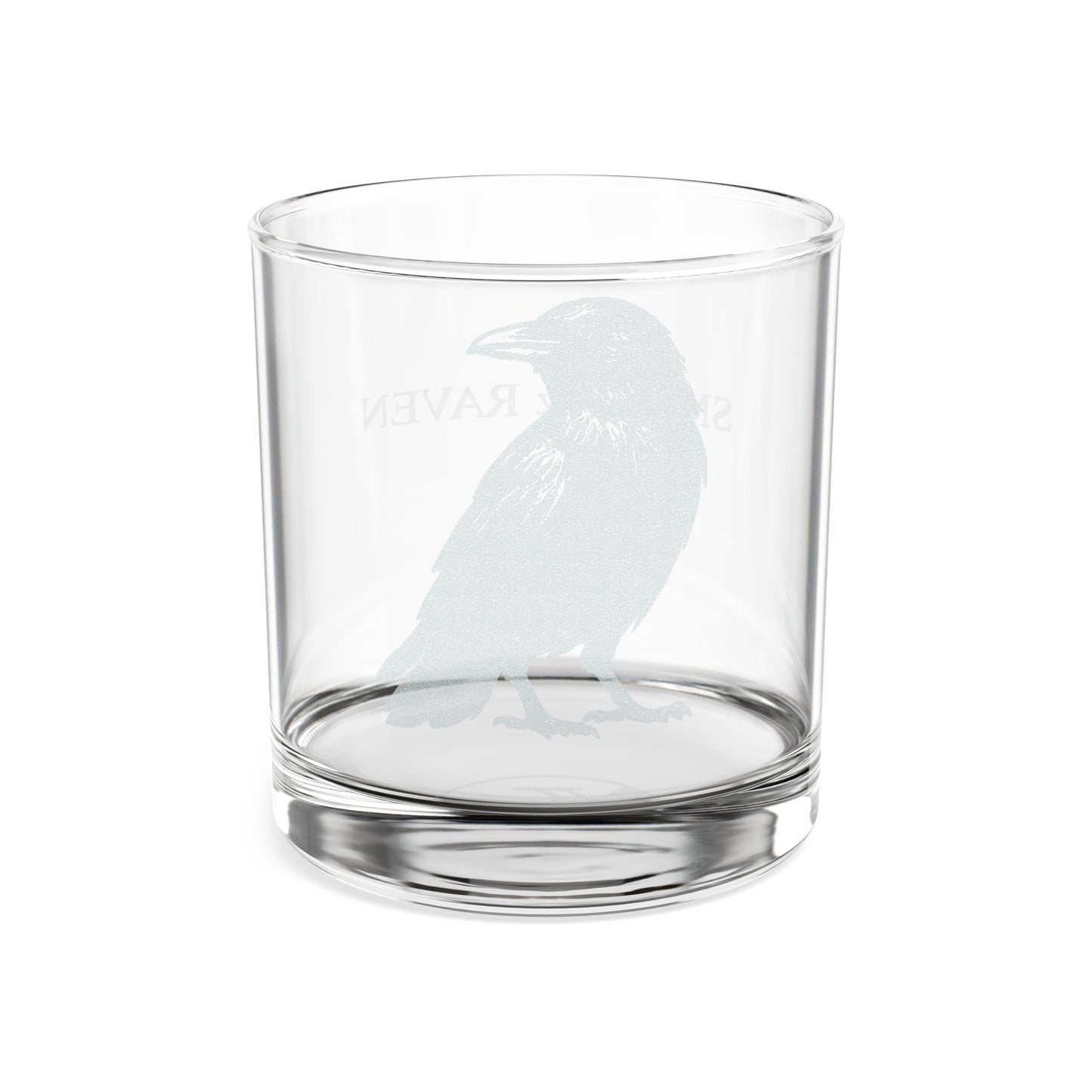 Smith & Raven | Smith & Raven Logo | Engraved Whiskey Glass 10.5oz