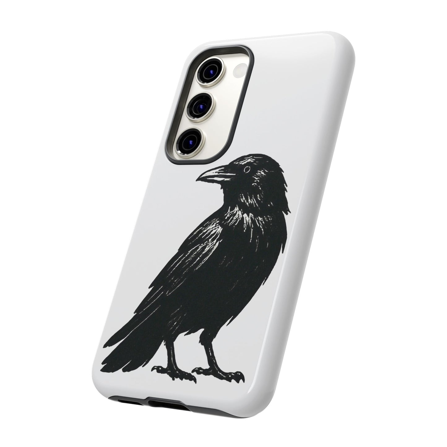 Smith & Raven | Black Raven Illustration Phone Case | Tough Protective Case