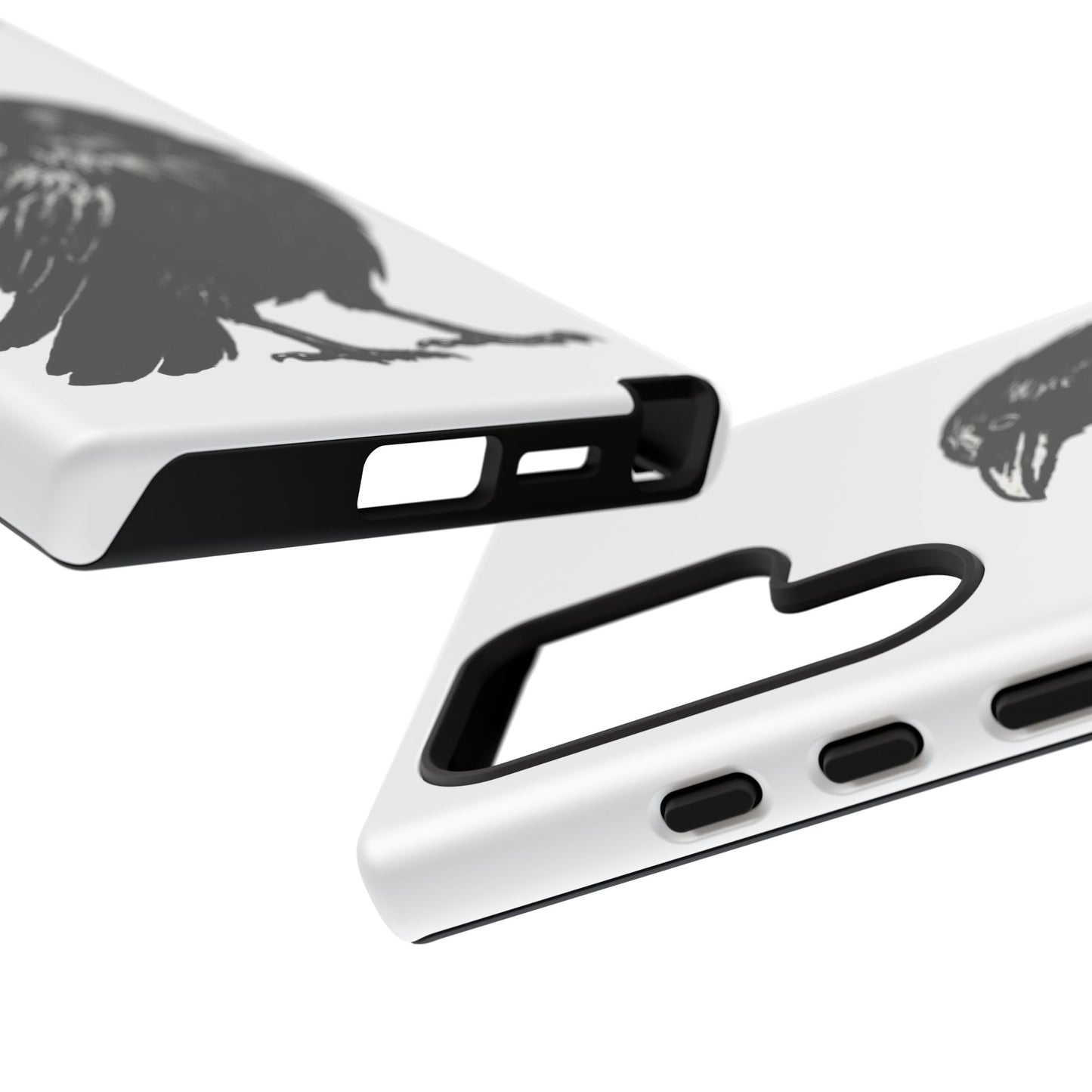 Smith & Raven | Black Raven Illustration Phone Case | Tough Protective Case