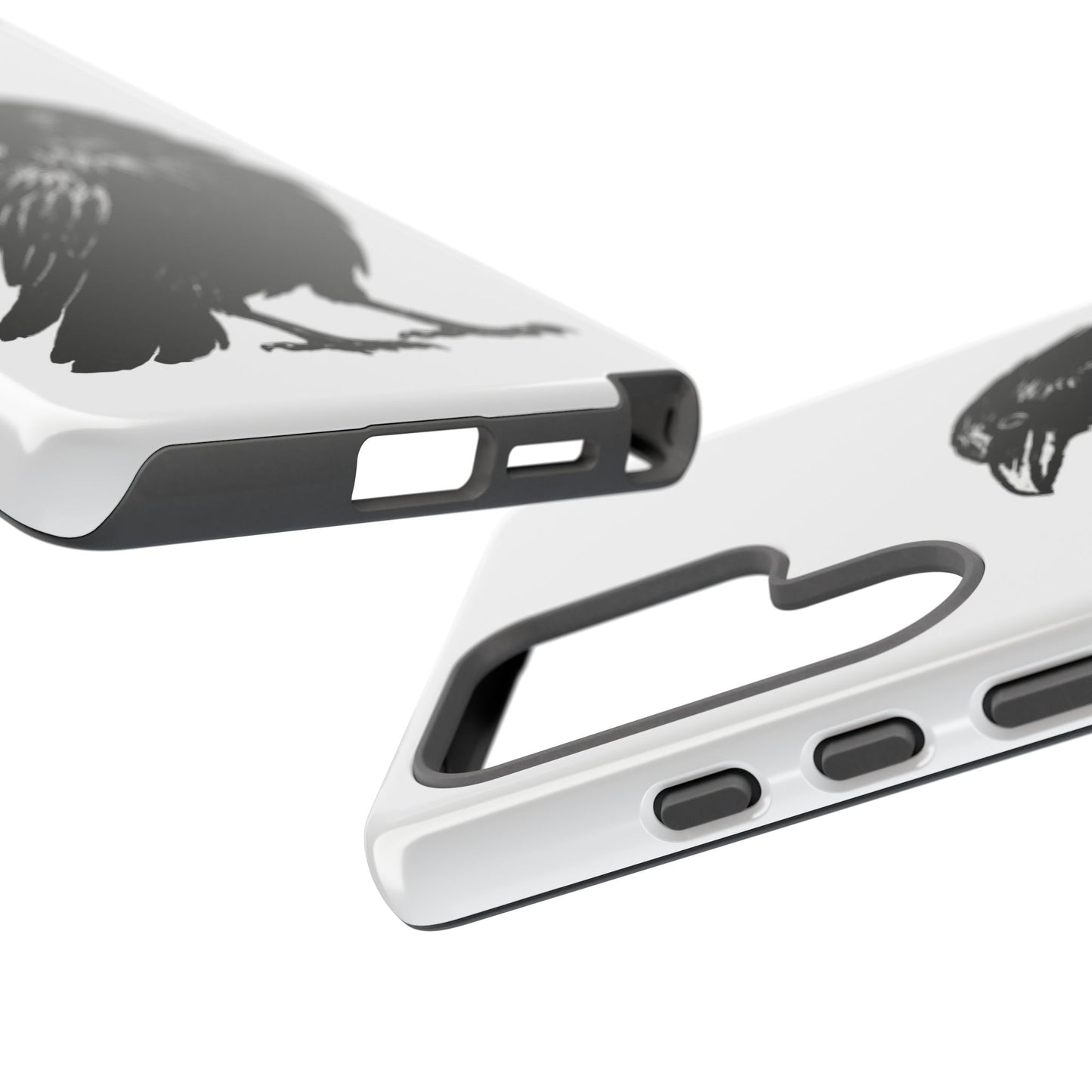 Smith & Raven | Black Raven Illustration Phone Case | Tough Protective Case