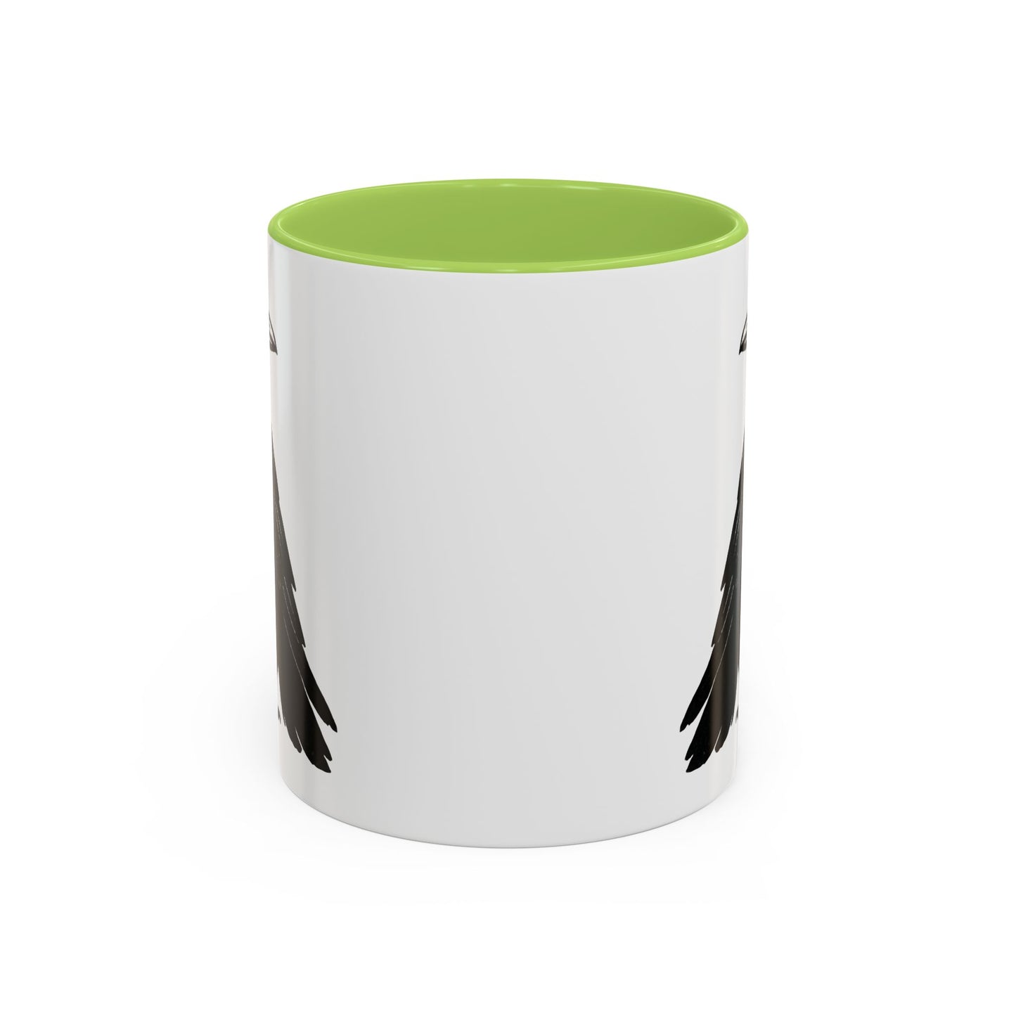 Smith & Raven | Black Raven Illustration | Accent Color Mugs | 11oz, 15oz