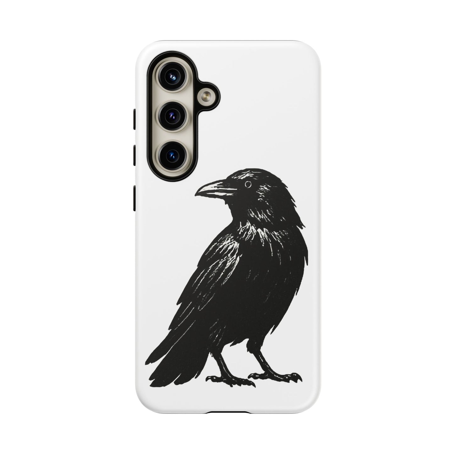 Smith & Raven | Black Raven Illustration Phone Case | Tough Protective Case
