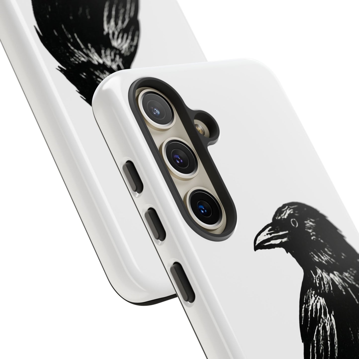 Smith & Raven | Black Raven Illustration Phone Case | Tough Protective Case
