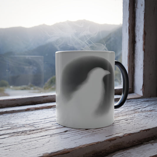 Smith & Raven | Ghostly Raven Silhouette | Color Morphing Mug | 11oz