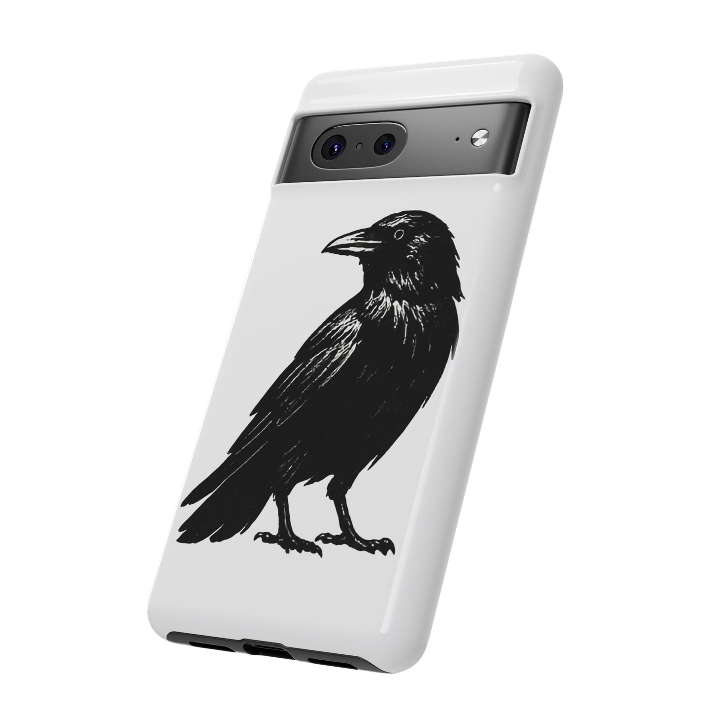 Smith & Raven | Black Raven Illustration Phone Case | Tough Protective Case