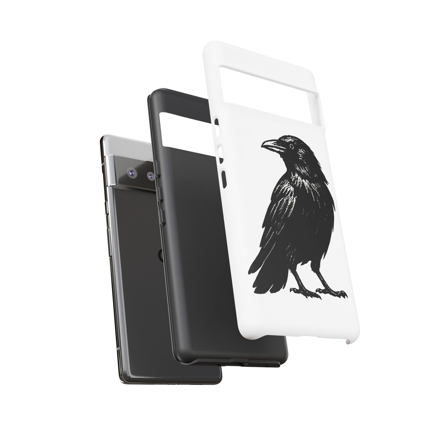 Smith & Raven | Black Raven Illustration Phone Case | Tough Protective Case