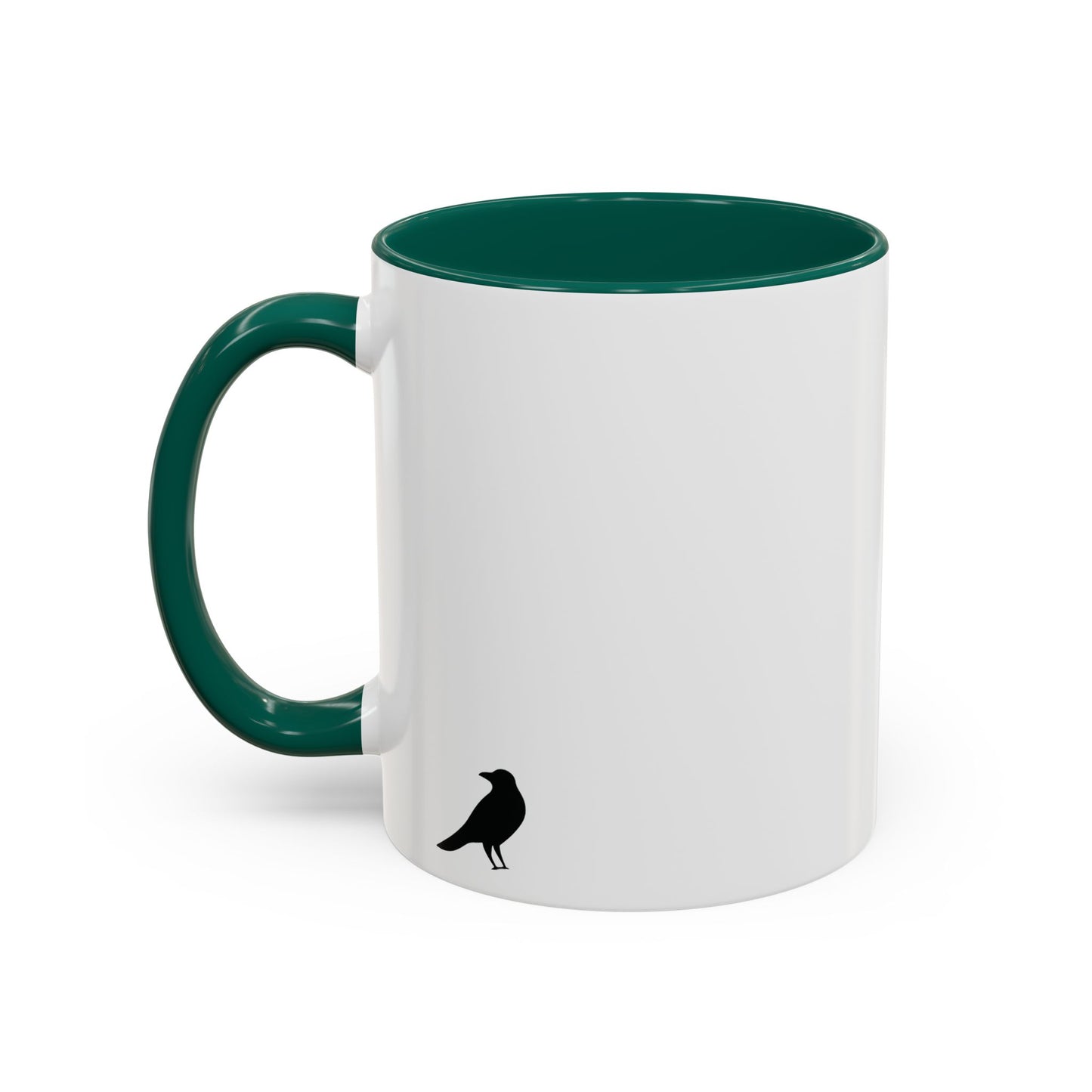 Grey Wolf White Ceramic Accent Color Coffee Mug | Cinematic Nature Inspired Design | Nature Lover Gift | Smith & Raven