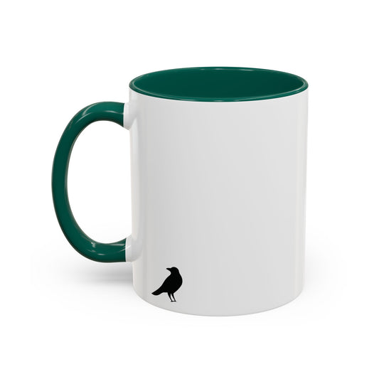 Grey Wolf White Ceramic Accent Color Coffee Mug | Cinematic Nature Inspired Design | Nature Lover Gift | Smith & Raven