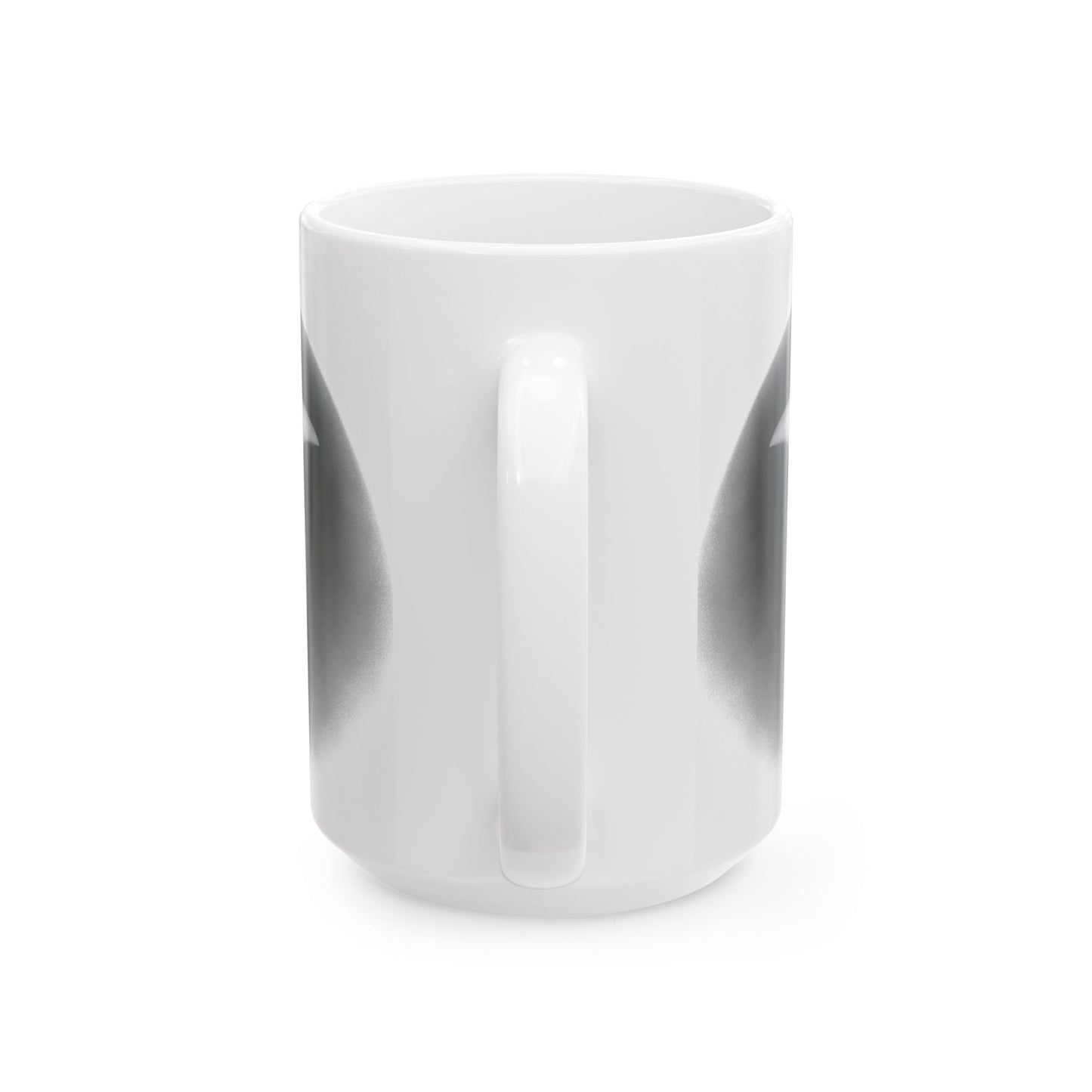 Smith & Raven | Ghostly Raven Silhouette | White Ceramic Mug | 11oz, 15oz