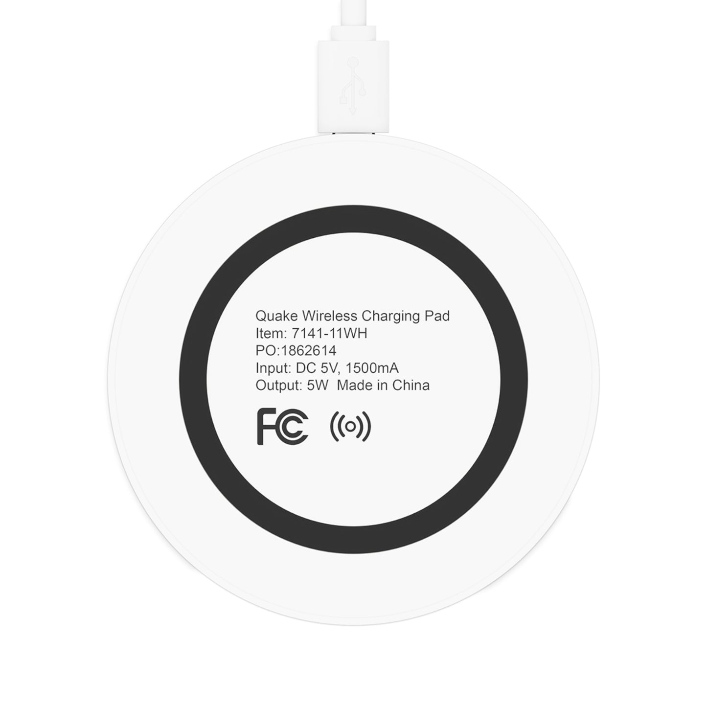 Smith & Raven | Raven Silhouette Wireless Charging Pad | Black and White