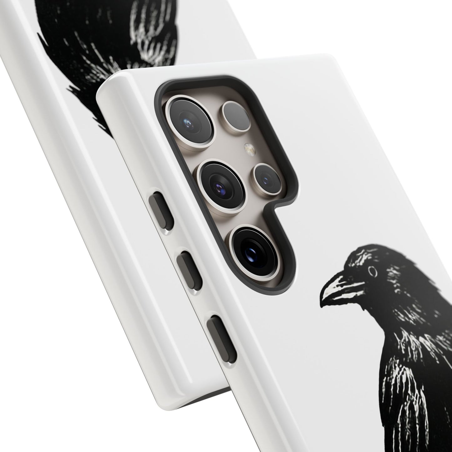 Smith & Raven | Black Raven Illustration Phone Case | Tough Protective Case
