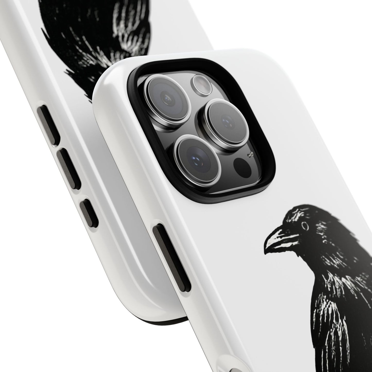 Smith & Raven | Black Raven Illustration Phone Case | Tough Protective Case