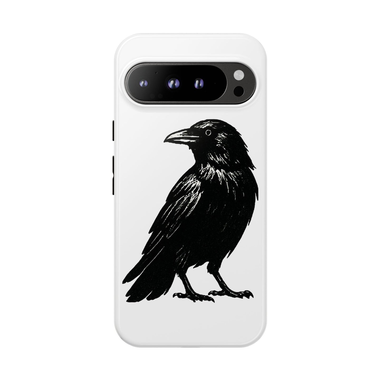 Smith & Raven | Black Raven Illustration Phone Case | Tough Protective Case