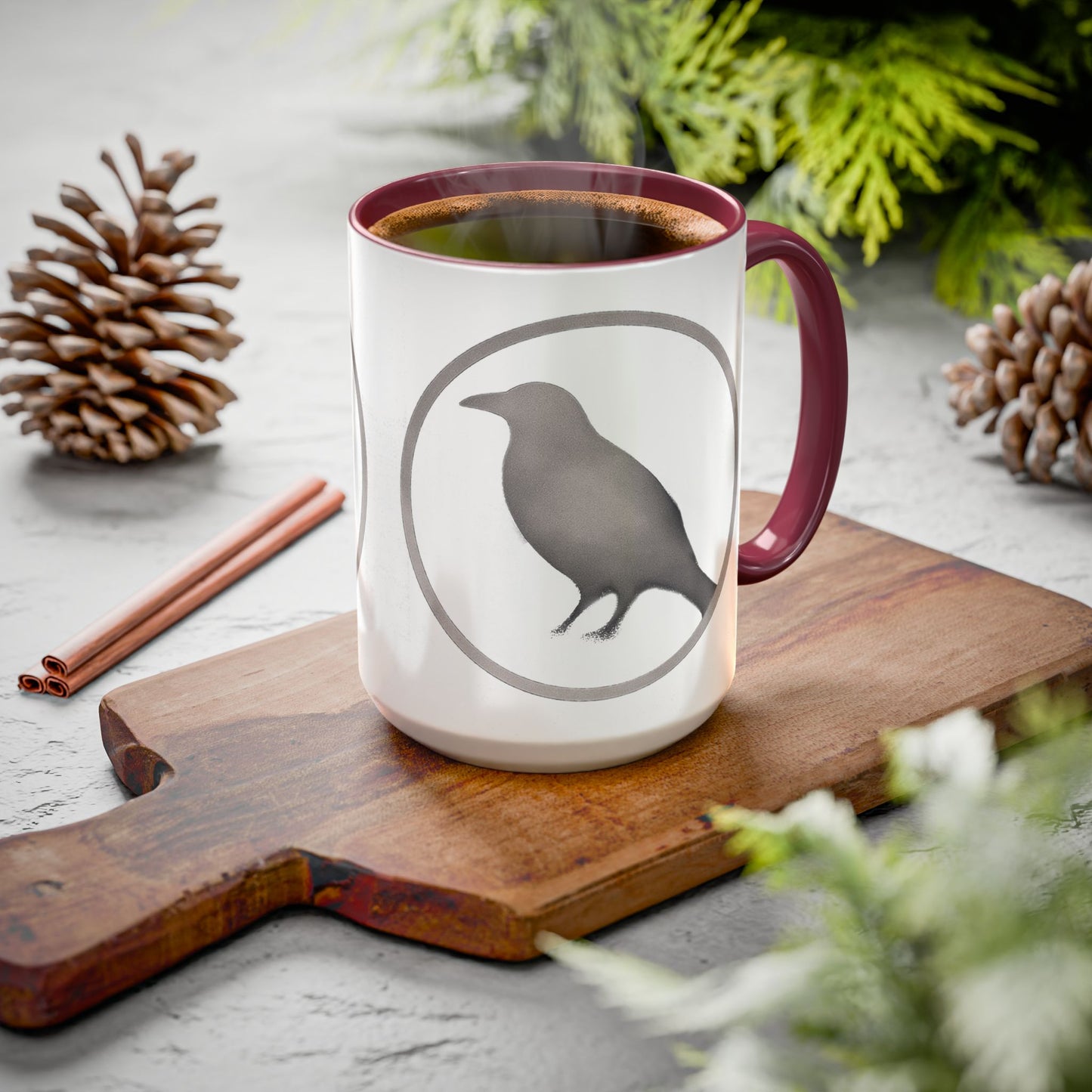 Smith & Raven | Circle Logo | Accent Color Mugs | 11oz 15oz