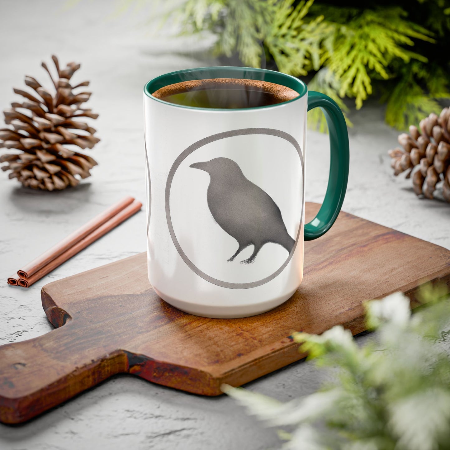 Smith & Raven | Circle Logo | Accent Color Mugs | 11oz 15oz