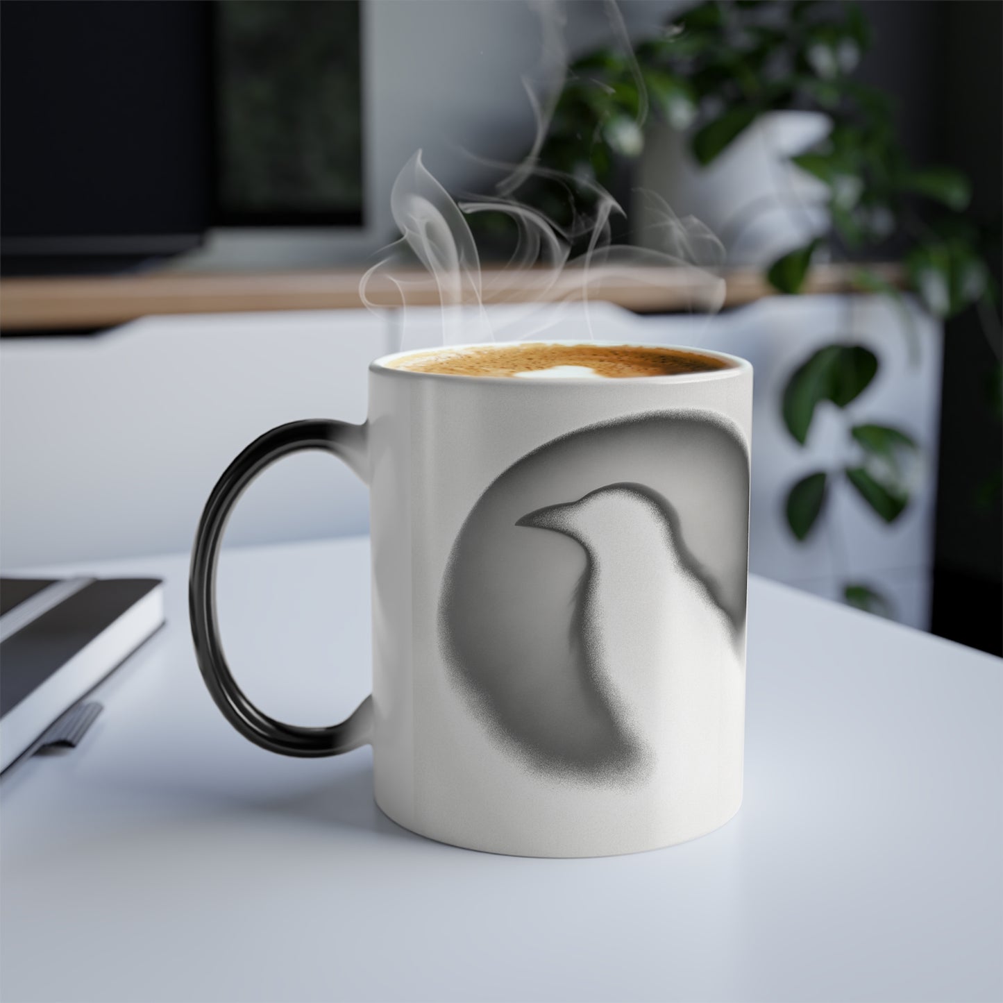 Smith & Raven | Ghostly Raven Silhouette | Color Morphing Mug | 11oz