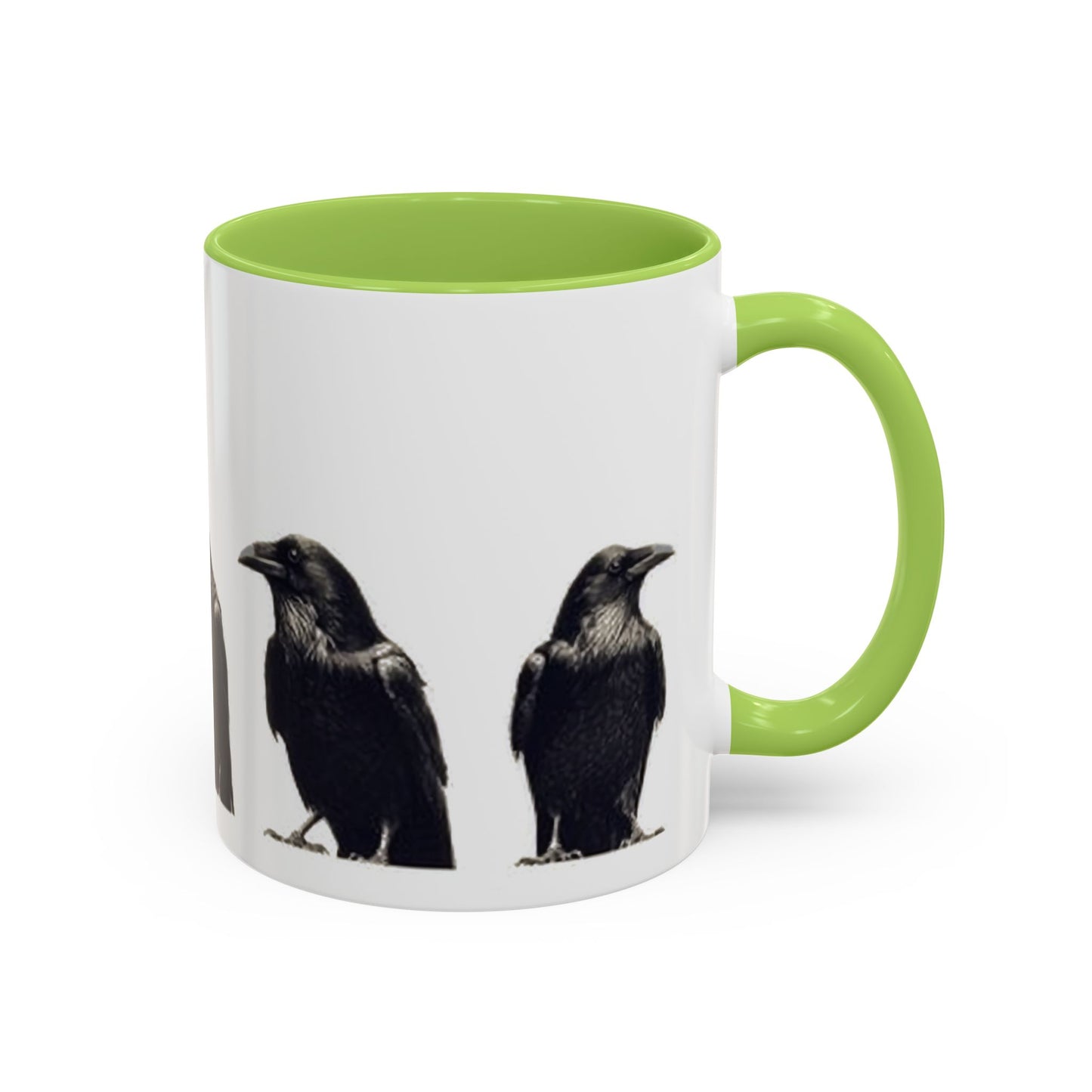 Smith & Raven | Five Ravens Mug | Accent Color Mugs | 11oz or 15oz