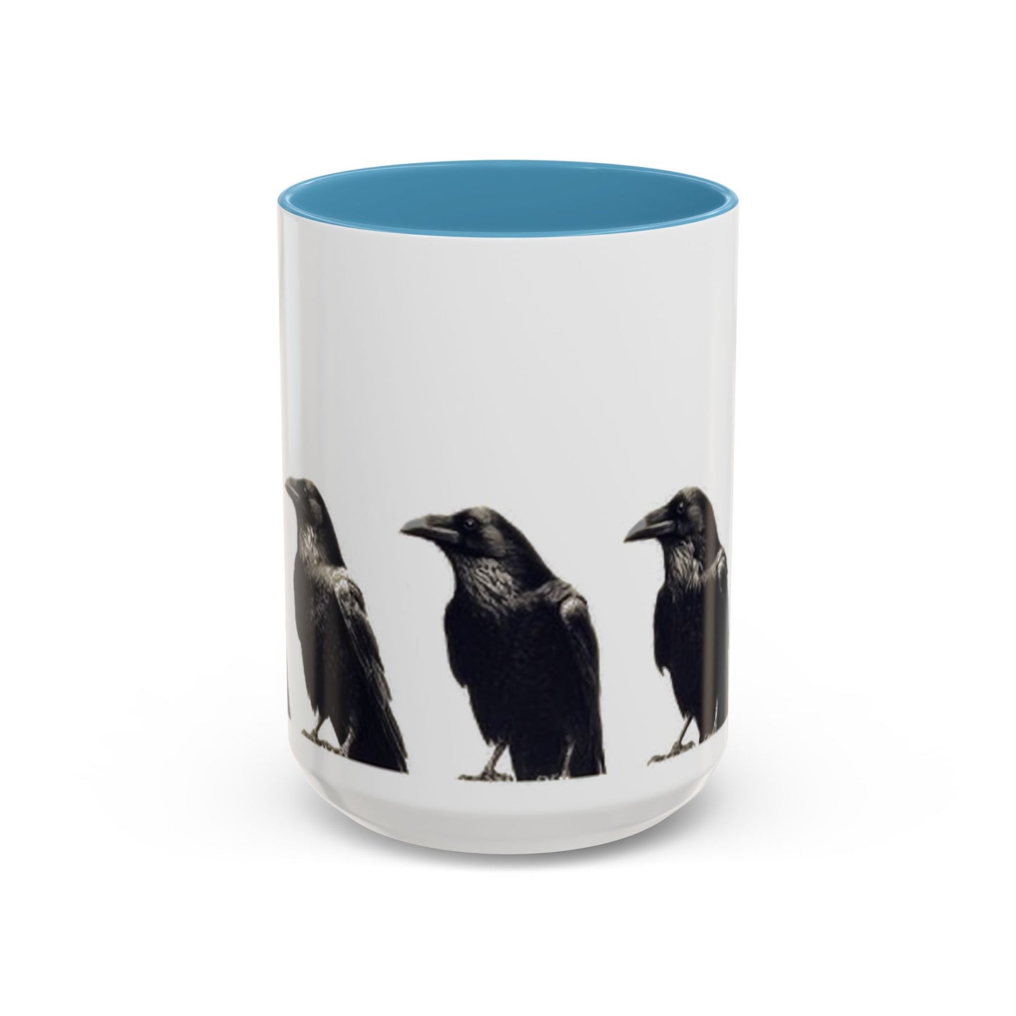 Smith & Raven | Five Ravens Mug | Accent Color Mugs | 11oz or 15oz