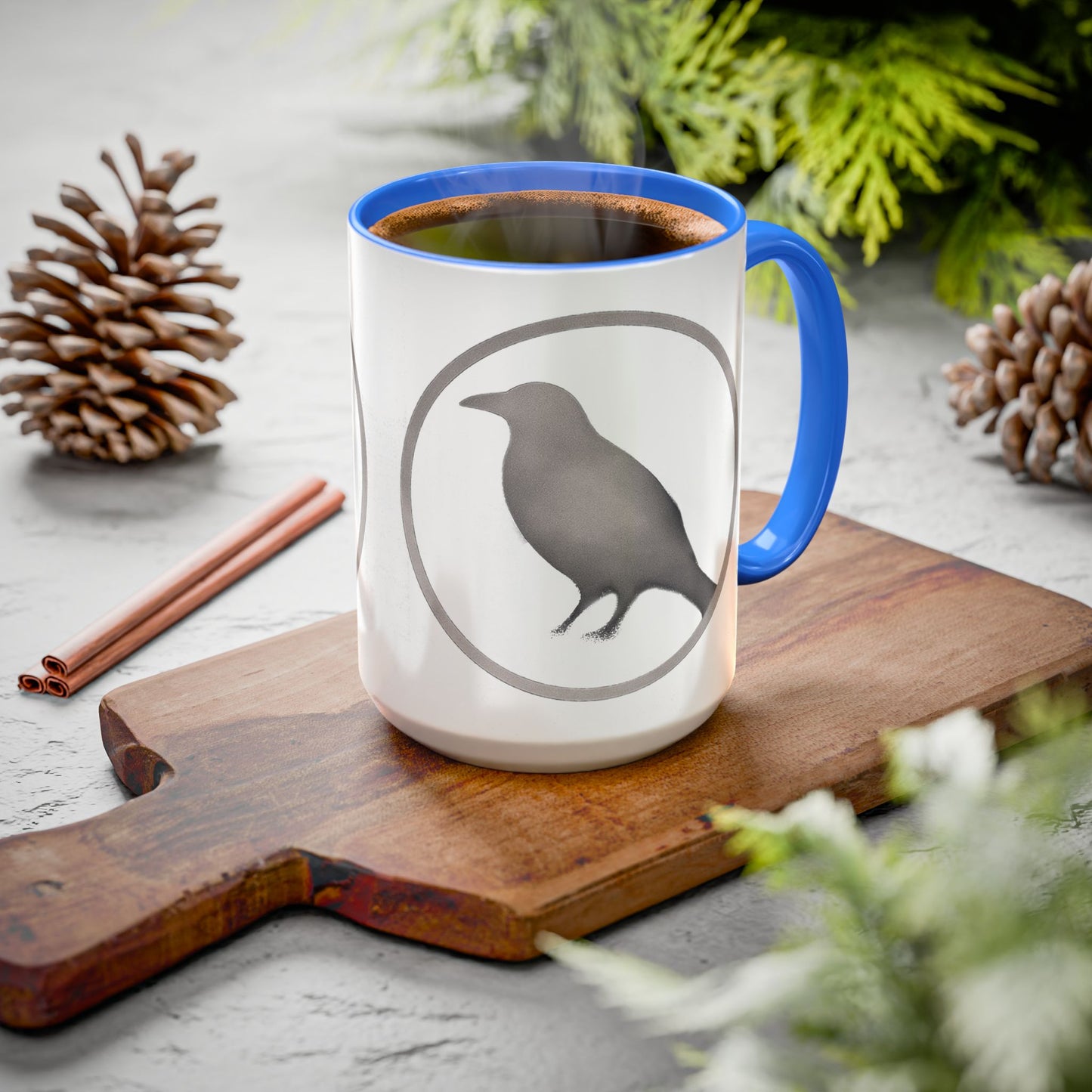 Smith & Raven | Circle Logo | Accent Color Mugs | 11oz 15oz