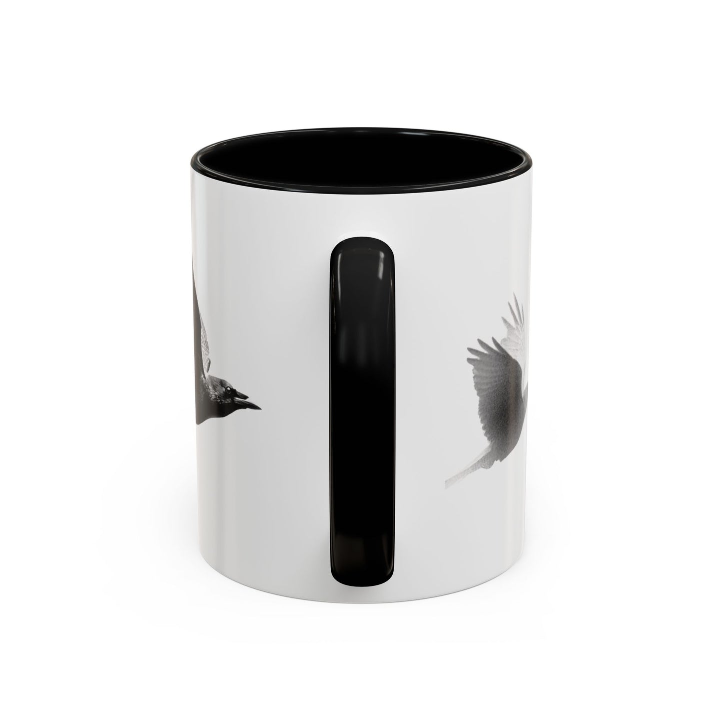 Smith & Raven | Flying Ravens Mug | Accent Color Mugs | 11oz 15oz