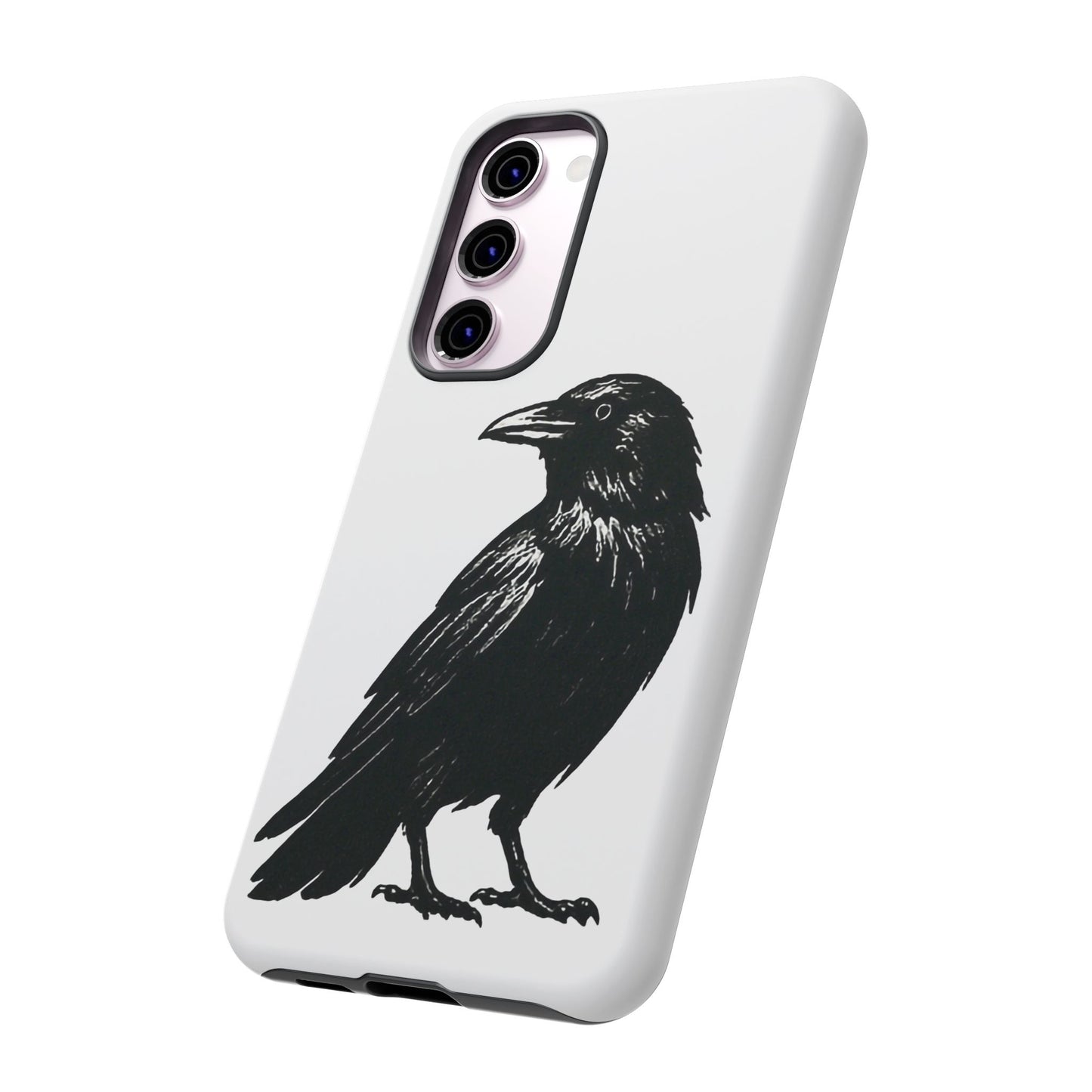 Smith & Raven | Black Raven Illustration Phone Case | Tough Protective Case