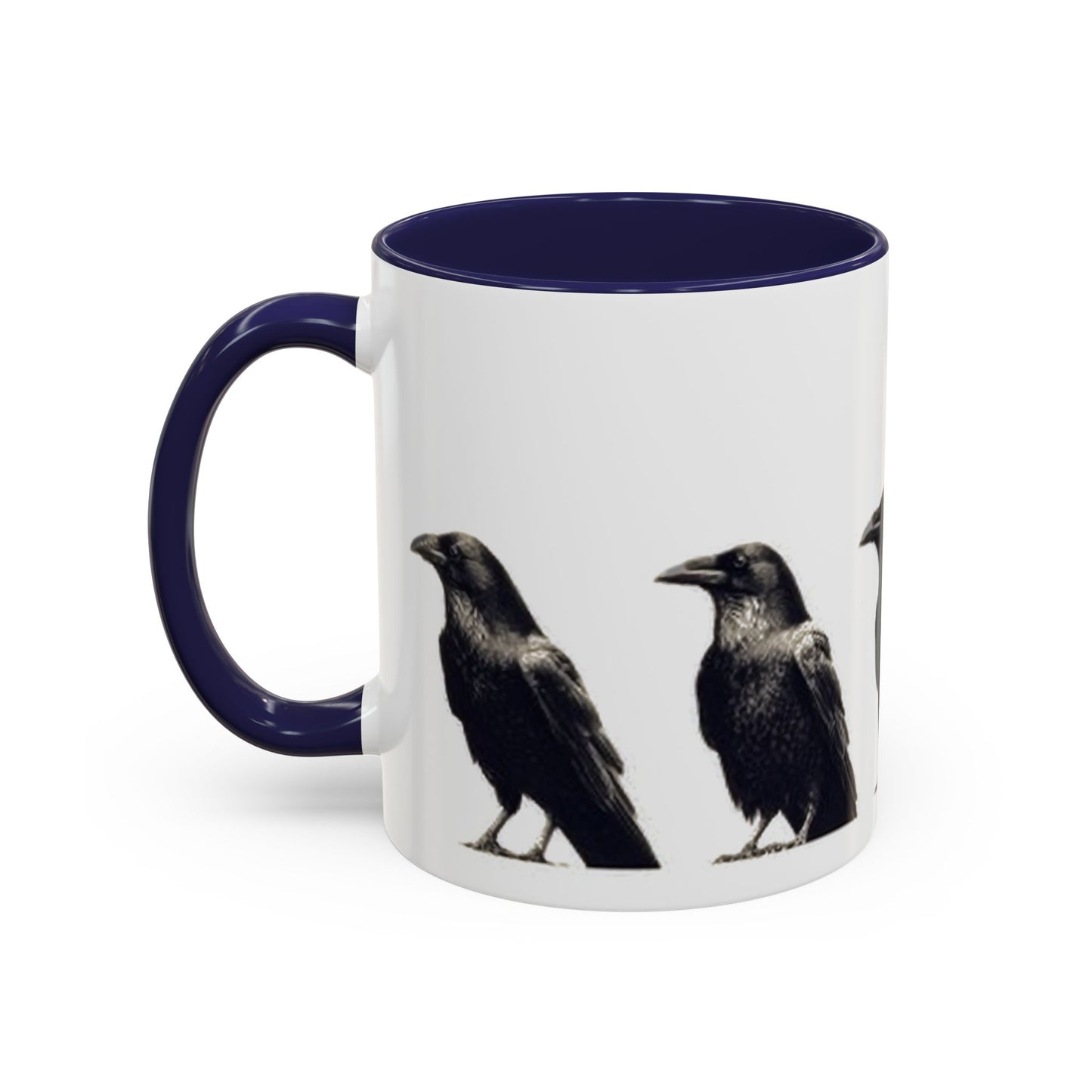 Smith & Raven | Five Ravens Mug | Accent Color Mugs | 11oz or 15oz